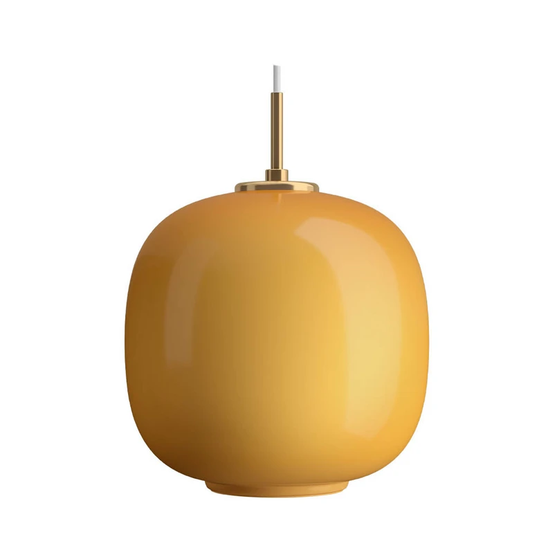 Louis Poulsen – VL45 Radiohus Taklampa Ø250 Brass/Glossy Amber