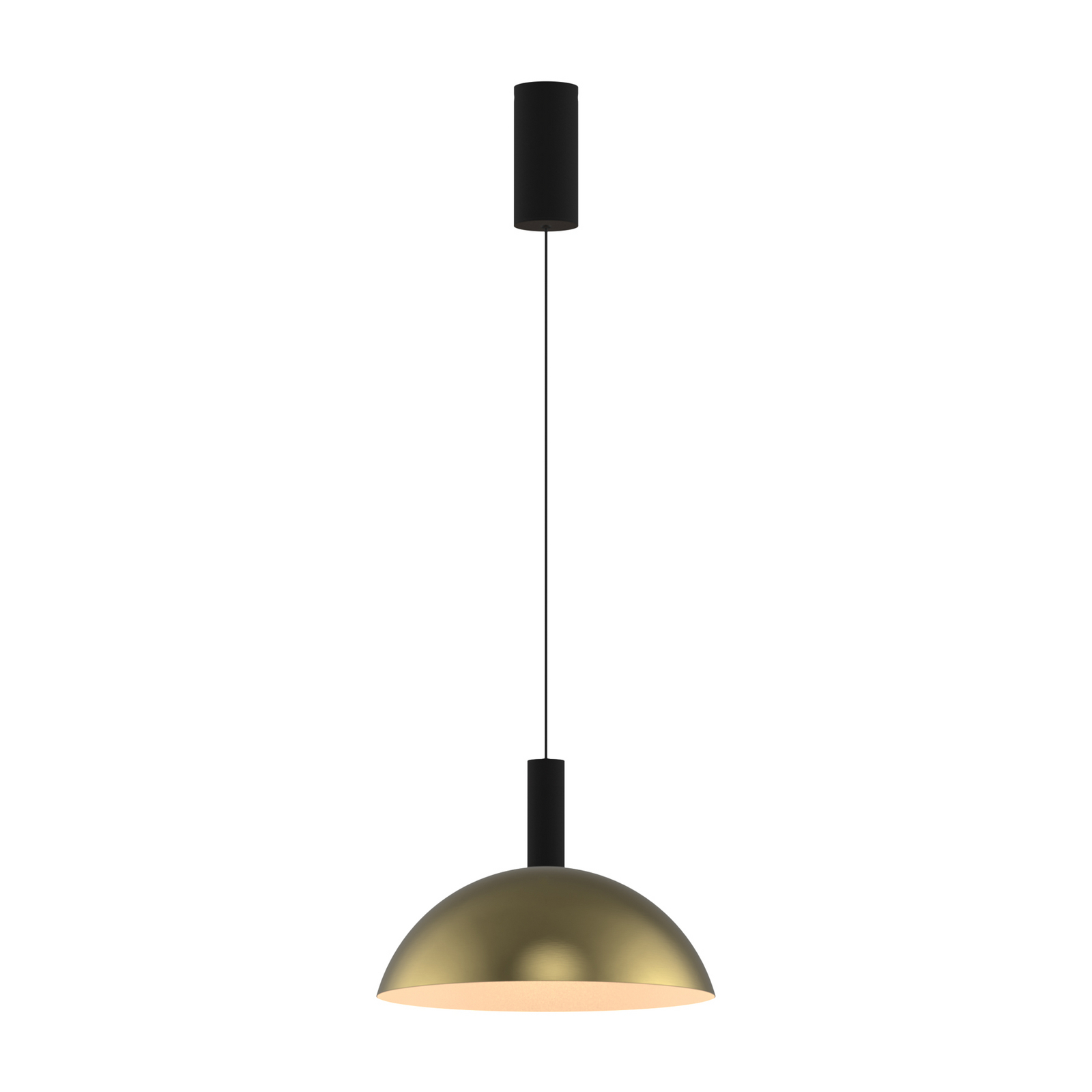 LED-hänglampa LORA II, mässing, Ø 24 cm, dimbar, 40° CCT LED-hänglampa LORA II, mässing, Ø 24 cm, dimbar, 40° CCT