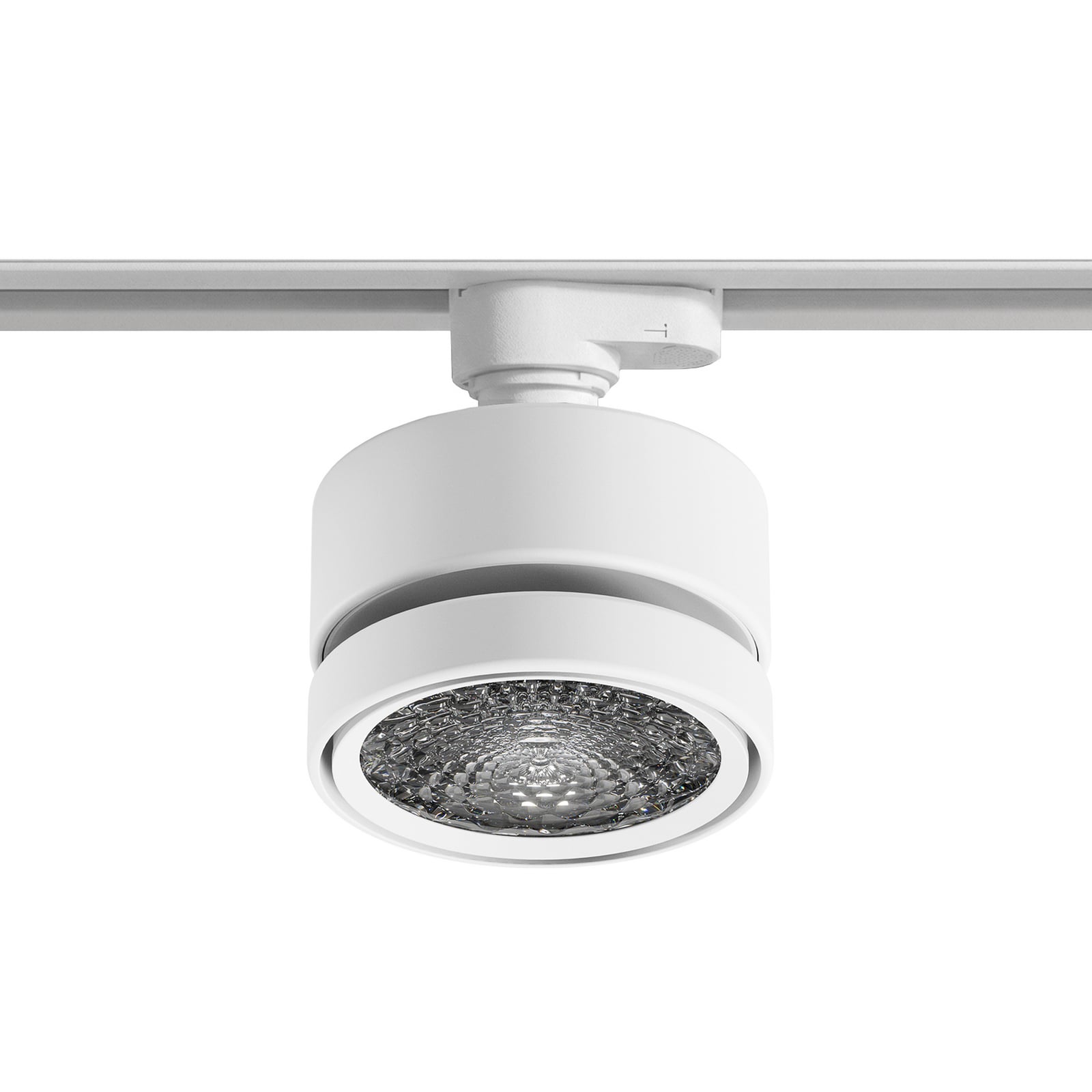 Adaptateur pour rail Nivo, blanc, triphasé, en métal - Sigor