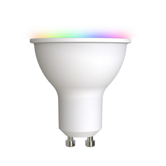 LUUMR Smart LED, GU10, 4.7W, RGBW, CCT, Tuya, WLAN, matta, mattapintainen