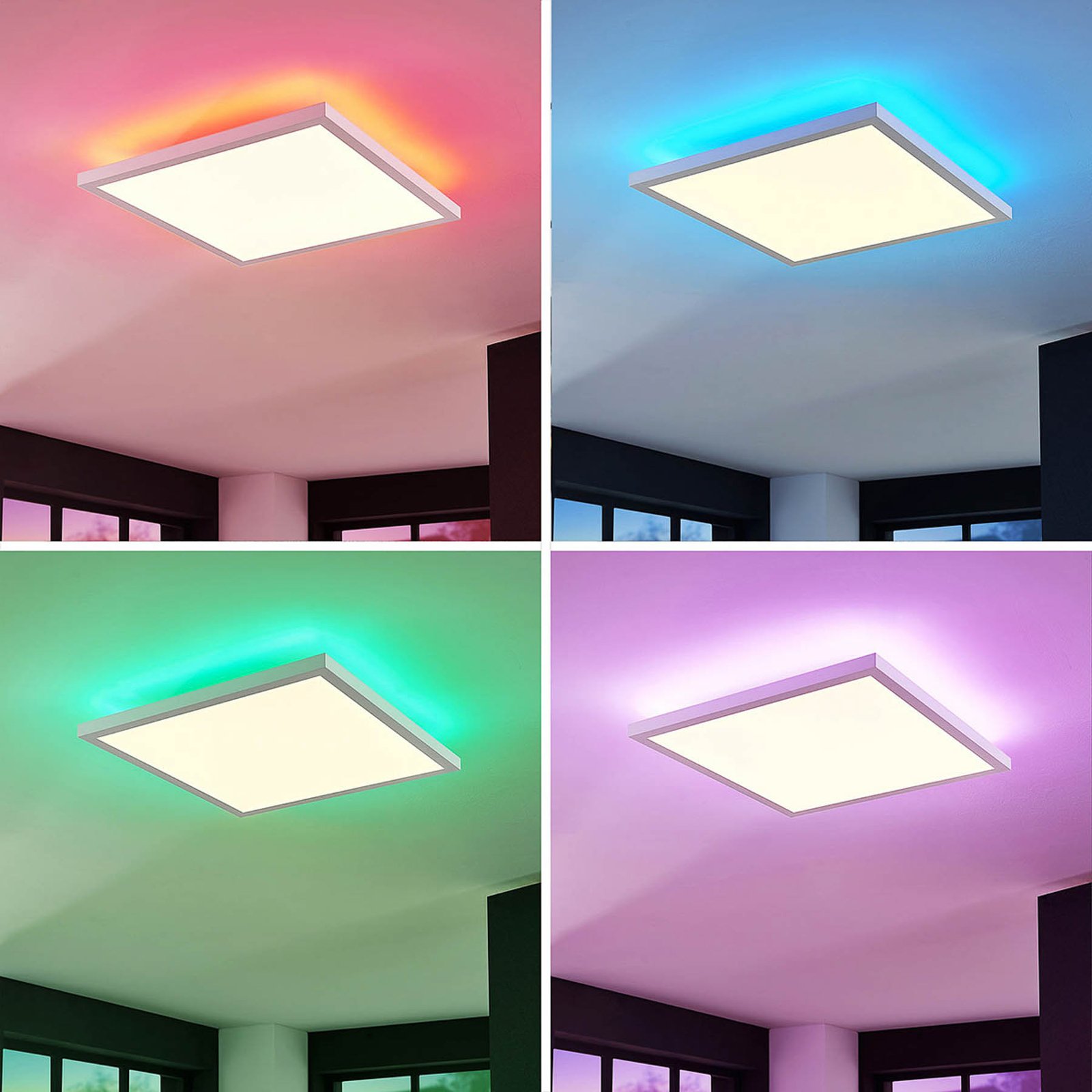 LED-Panel Brenda CCT mit Fernbedienung, 40 x 40cm