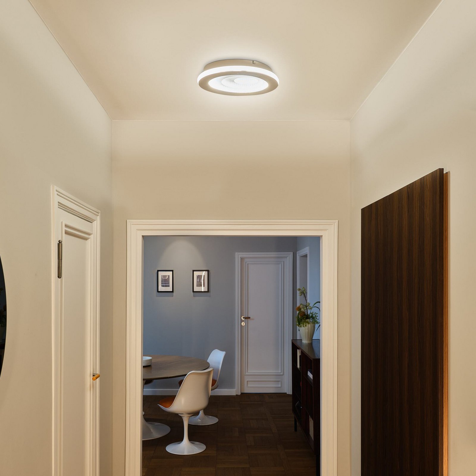 OSRAM LED-Deckenleuchte ORBIS SPIRAL OVAL, Ø 36 cm weiß 27 W