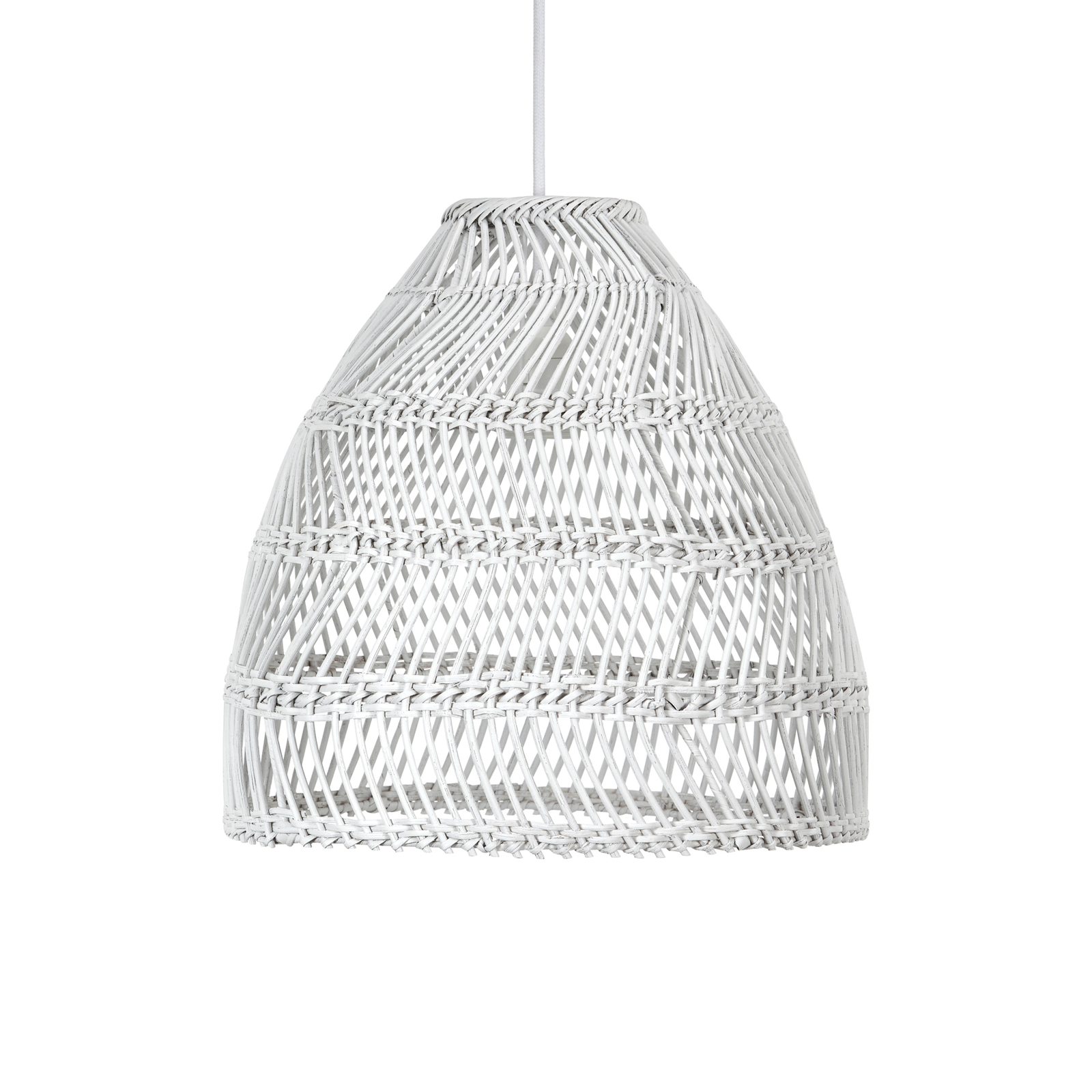 PR Home Maja pendant light, white Ø 45 cm