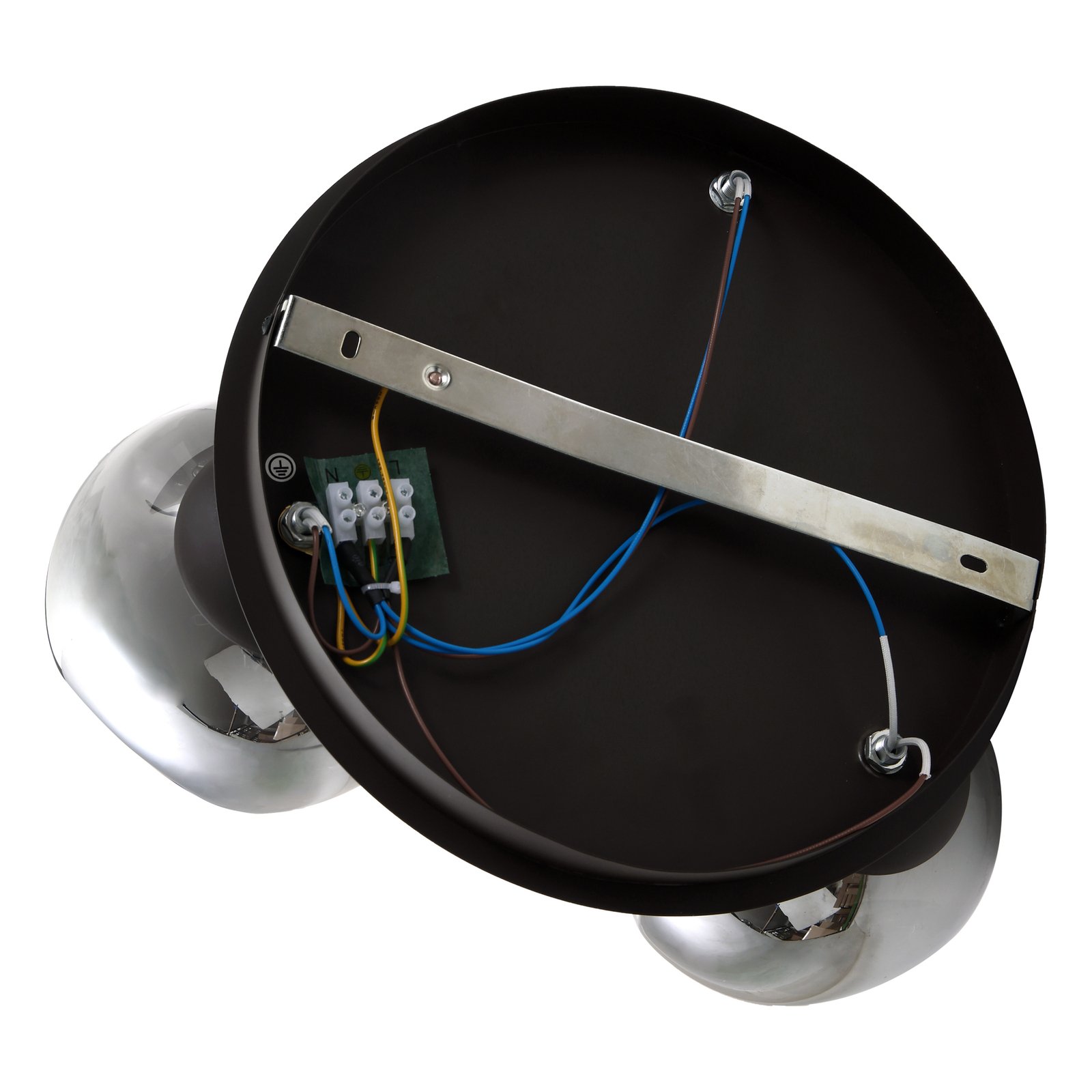 Valentina 3 Taklampe Smoked Grey/Coffee - Lindby