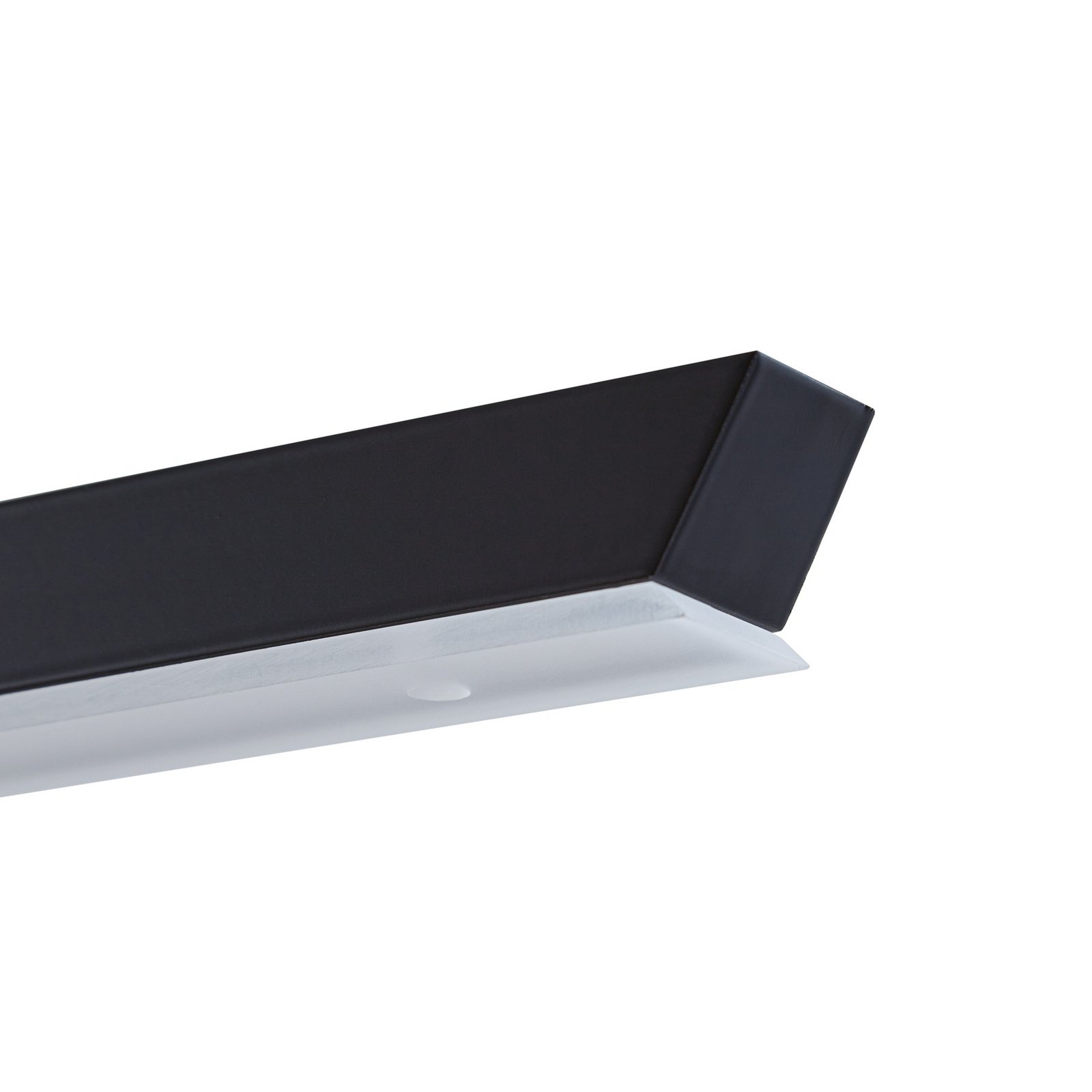 Lucande LED-Hängelampe Solvar, 158 cm, schwarz, CCT, dimmbar
