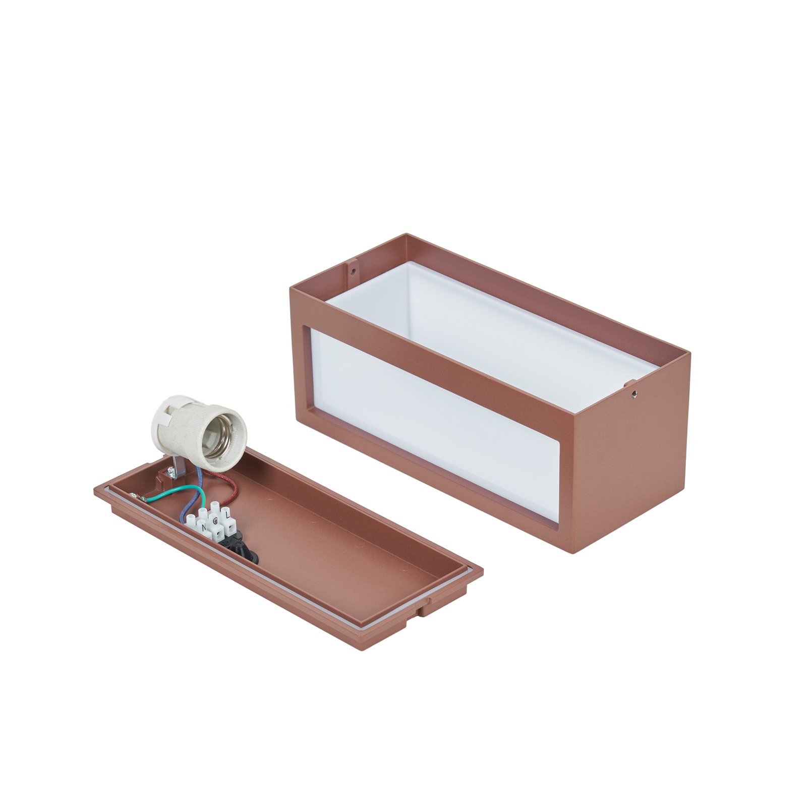 Bente Outdoor Wall Lamp Rust - Lucande