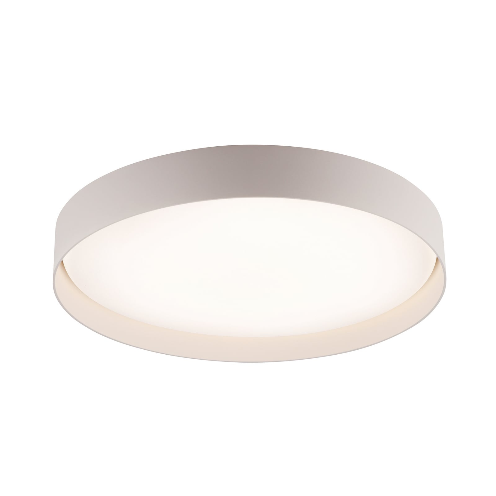LED lubinis šviestuvas „TAVOLI“, smėlio spalvos, Ø 49 cm, metalas, CCT,