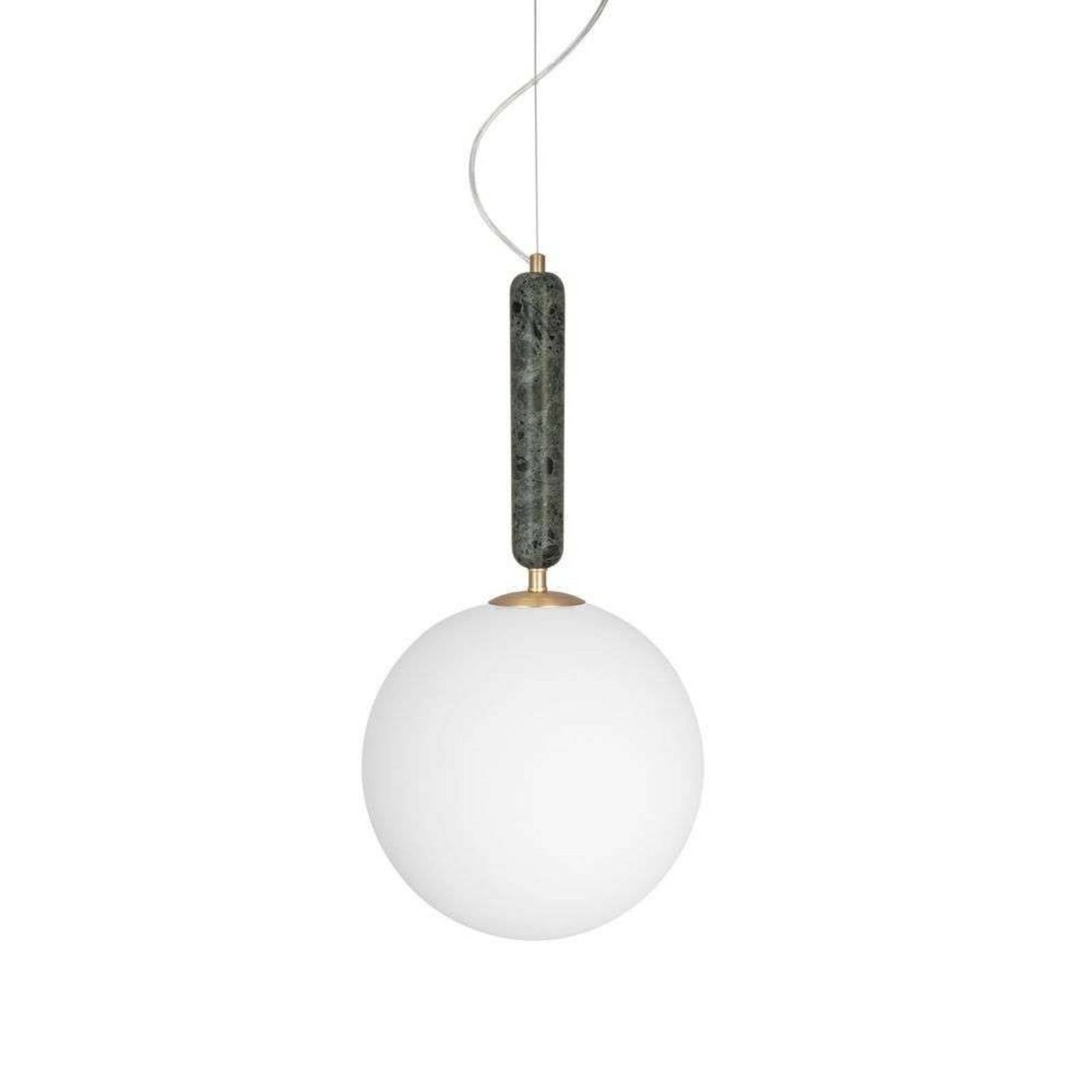Globen Lighting Pendelleuchte Torrano, grün, Ø 30 cm