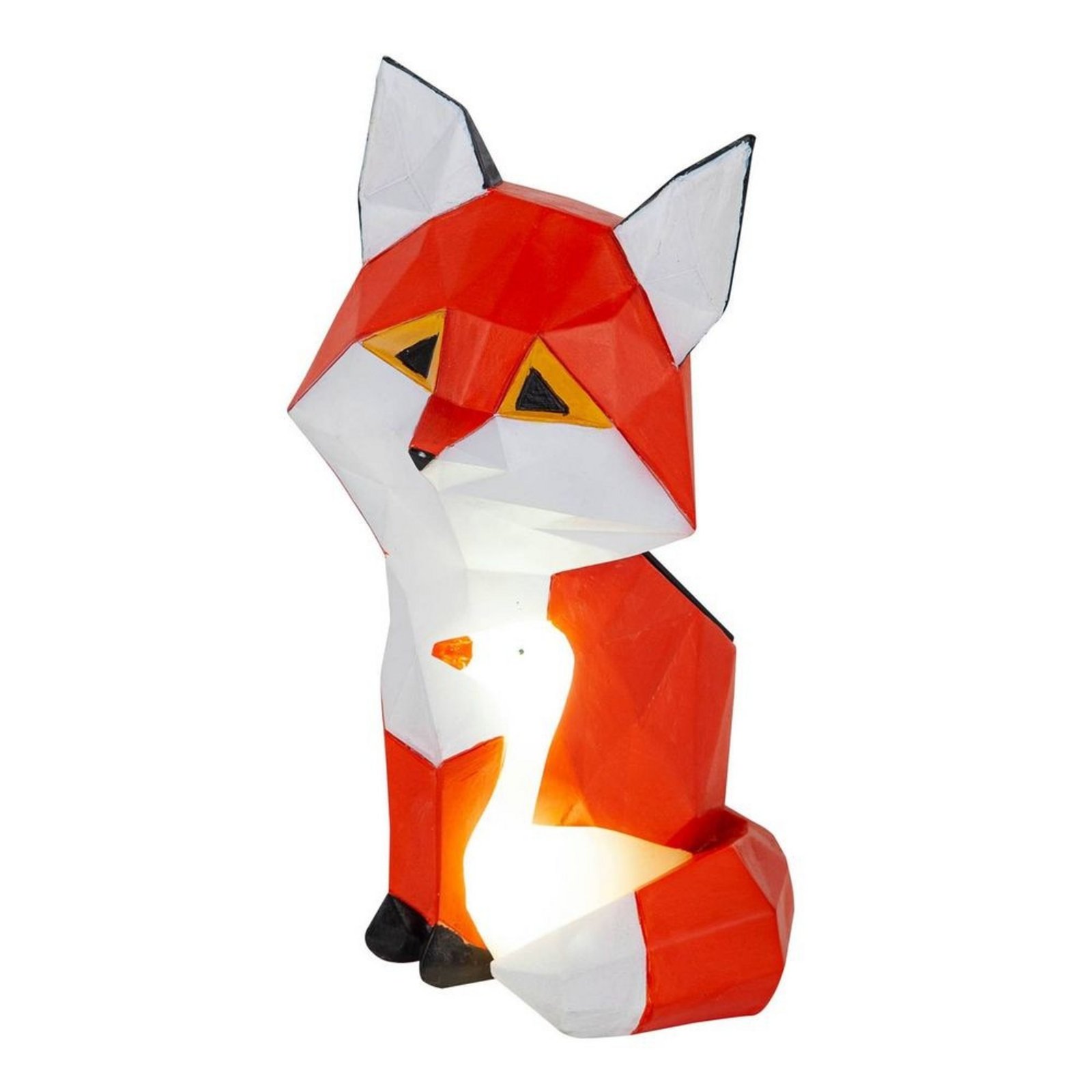Tilki Solcelle Lampe Orange/White - Lindby