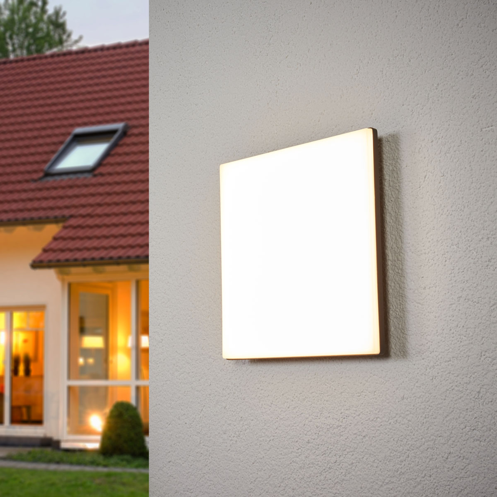 Sensorstyret loftslampe Henni, LED’er, udendørs