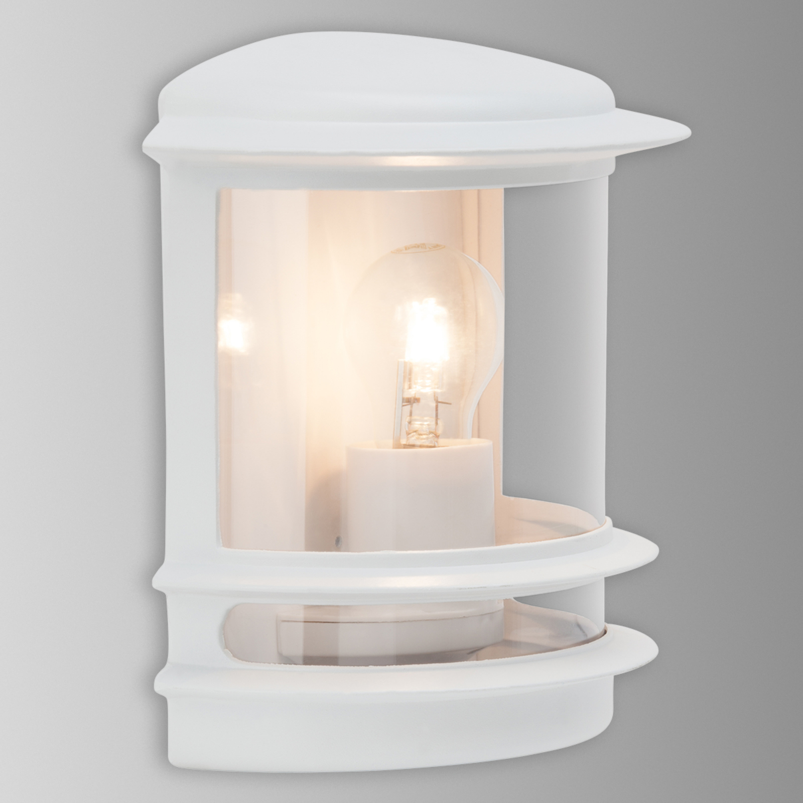 Outdoor wall light Hollywood white