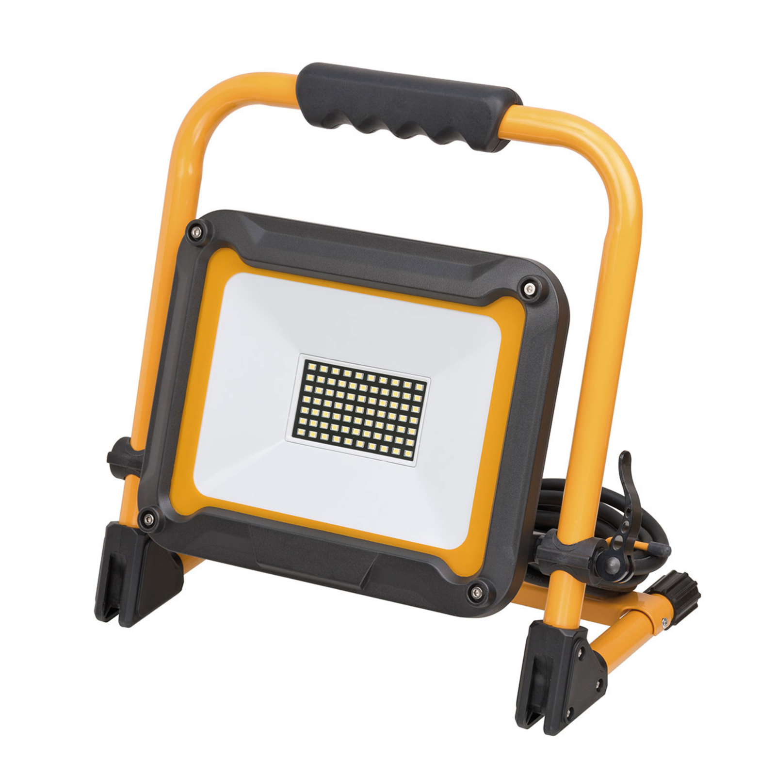 Brennenstuhl Jaro LED-arbejdslampe, transportabel, Ip65 50W - teknisk lys - sort, gul - aluminium, plast, sikkerhedsglas
