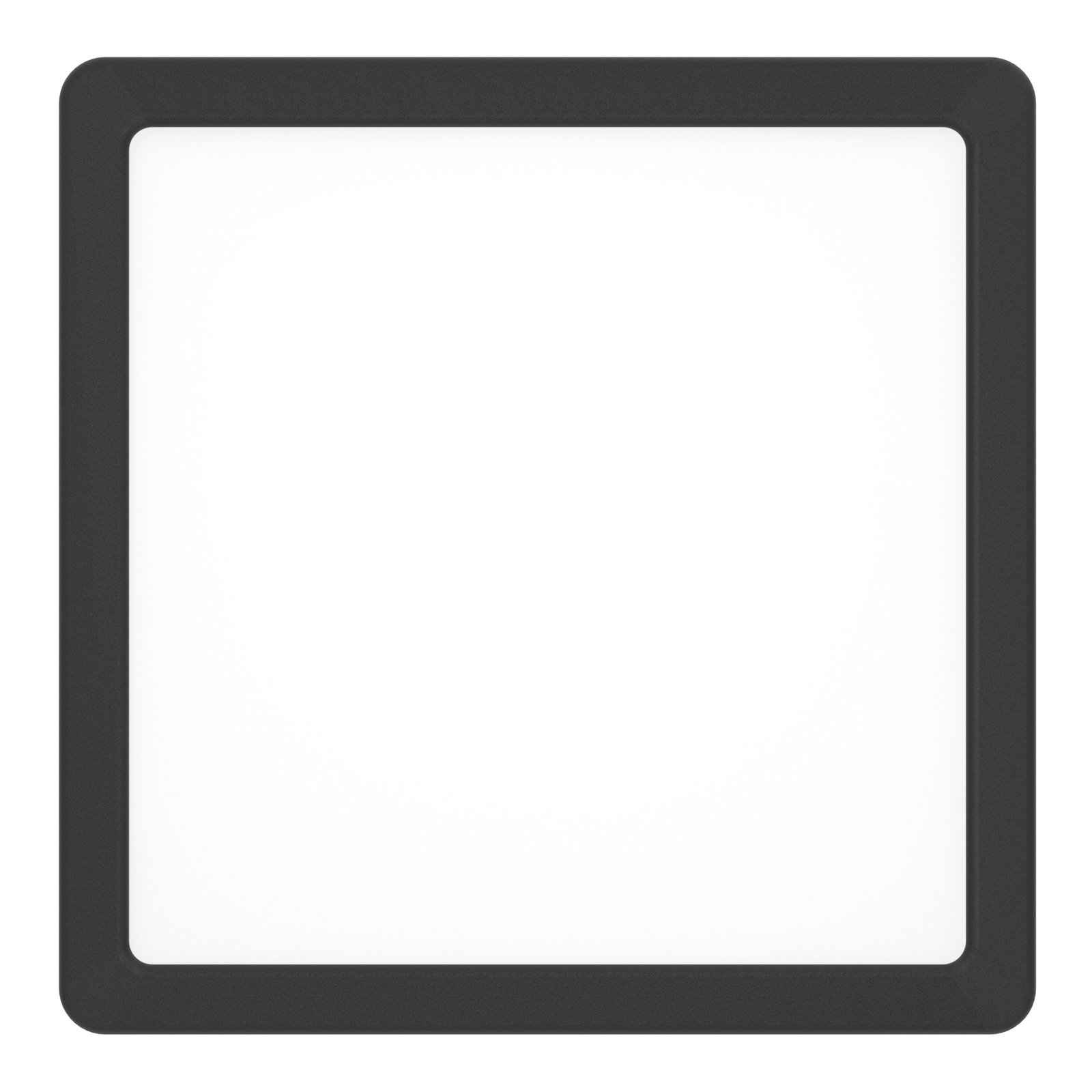 EGLO connect viedā LED virsgaismas lampa Fueva 6-Z, melna, 22 cm