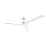 Ventilador de teto Eco Aviatos branco, 162 cm