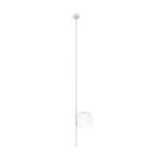 Karman outdoor ceiling lamp Atmosphere, white, 178 cm, plastic