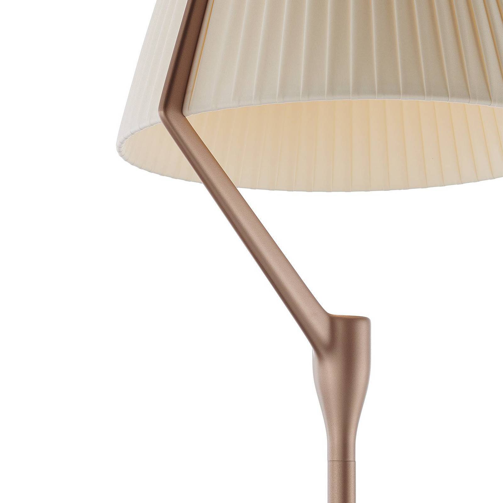 Lampa stołowa LED Kartell Angelo Stone, miedź, ściemniana