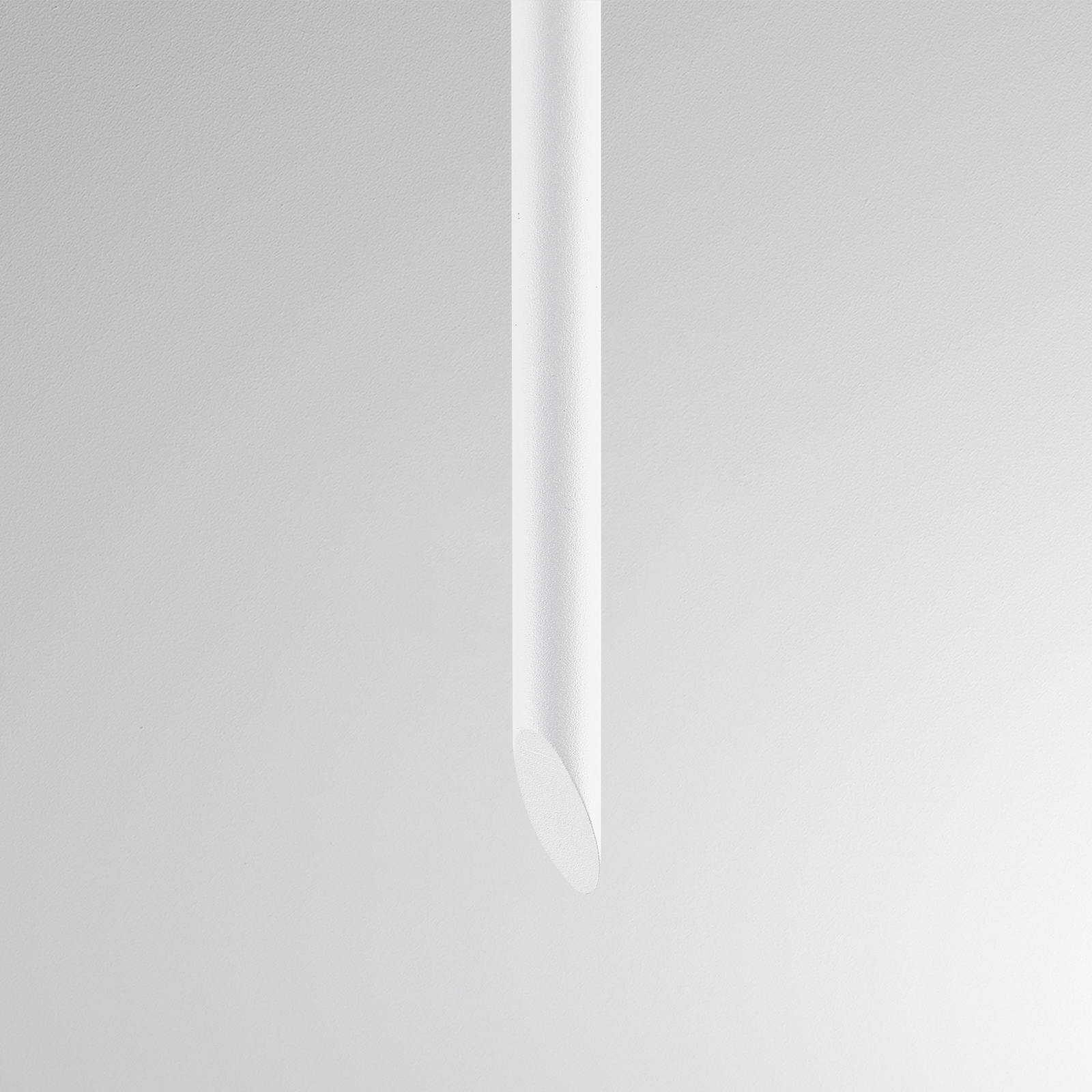 Piquet de sol CHOPA II, blanc, hauteur 60 cm, métal