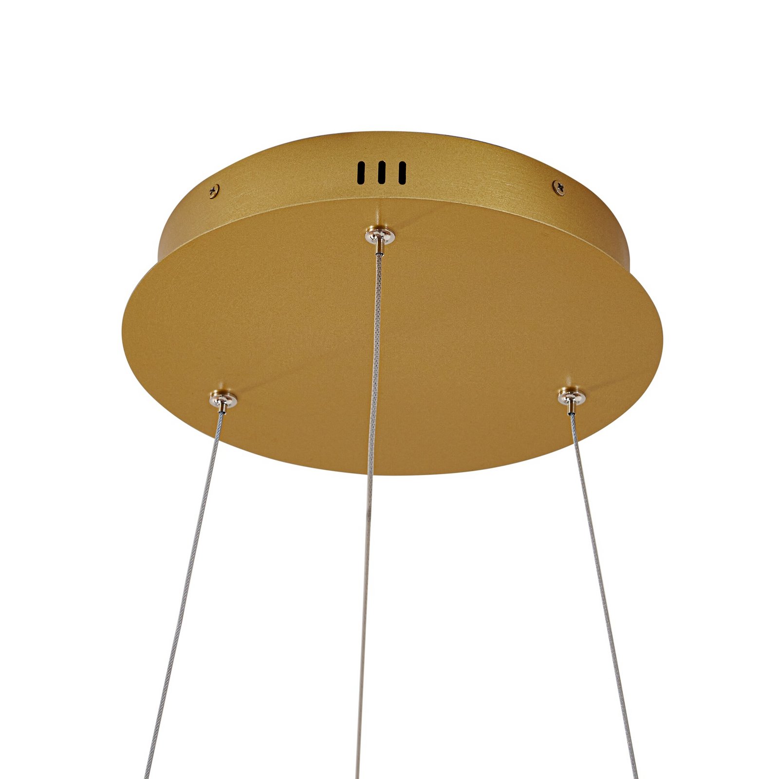 Yonam LED hanglamp, Ø 60 cm, 1-lamp, goud, CCT - Lucande Yonam LED hanglamp, Ø 60 cm, 1-lamp, goud, CCT - Lucande