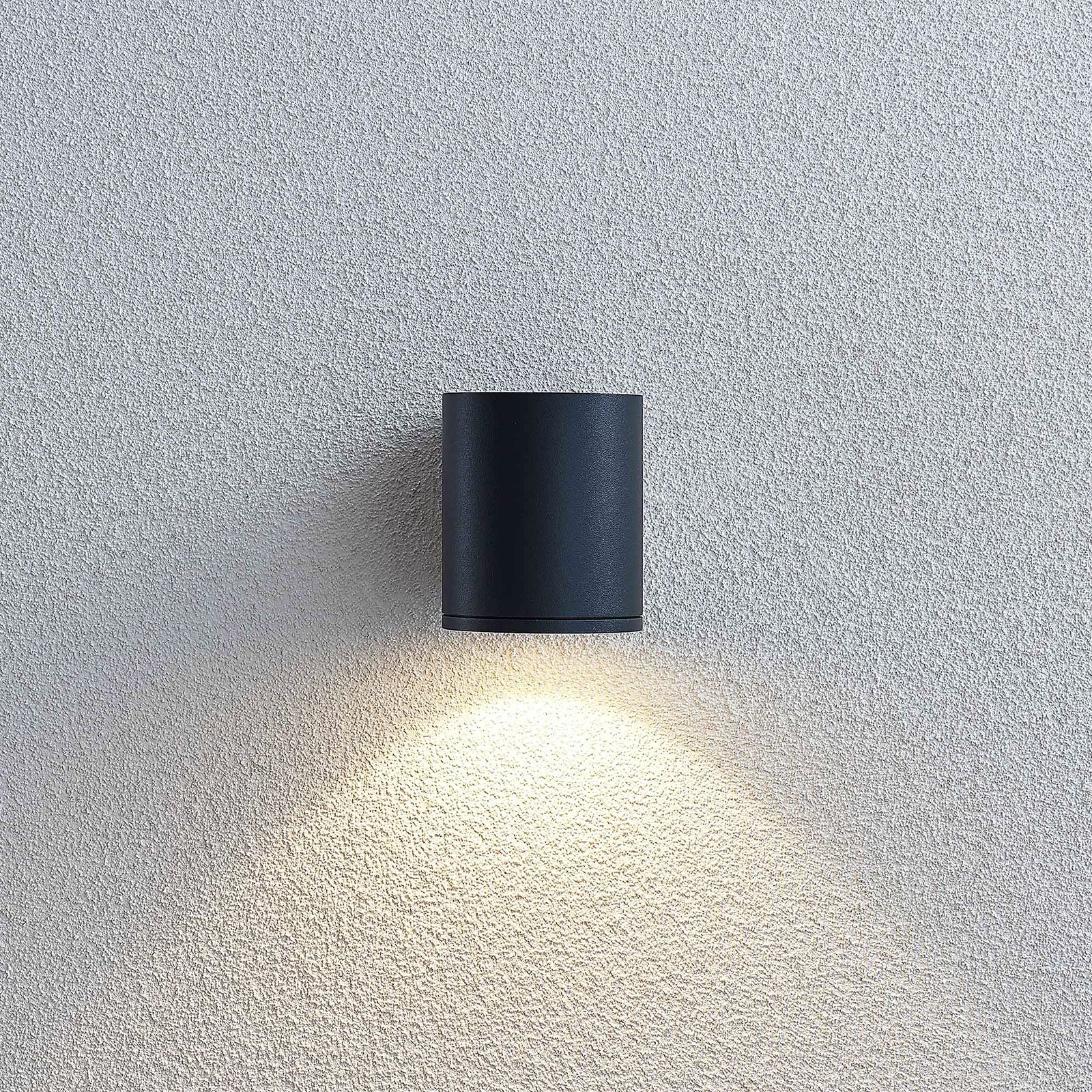 LED buitenwandlamp Visavia, één lampje