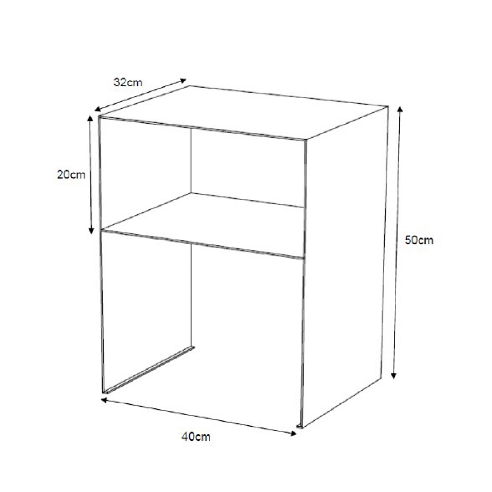 Tavolino HDFari, nero, 50 cm, metallo - House Doctor