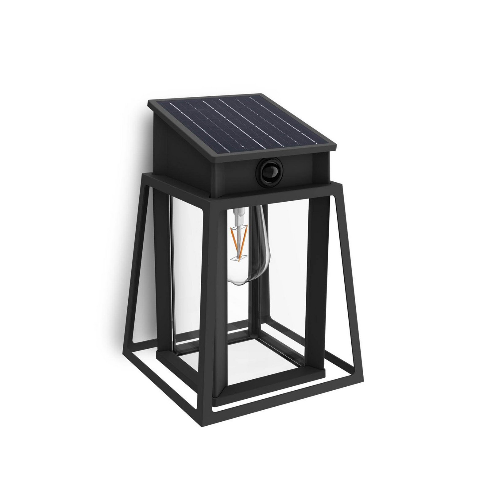 Philips LED solárne vonkajšie nástenné svietidlo Lysin UE, senzor, IP44