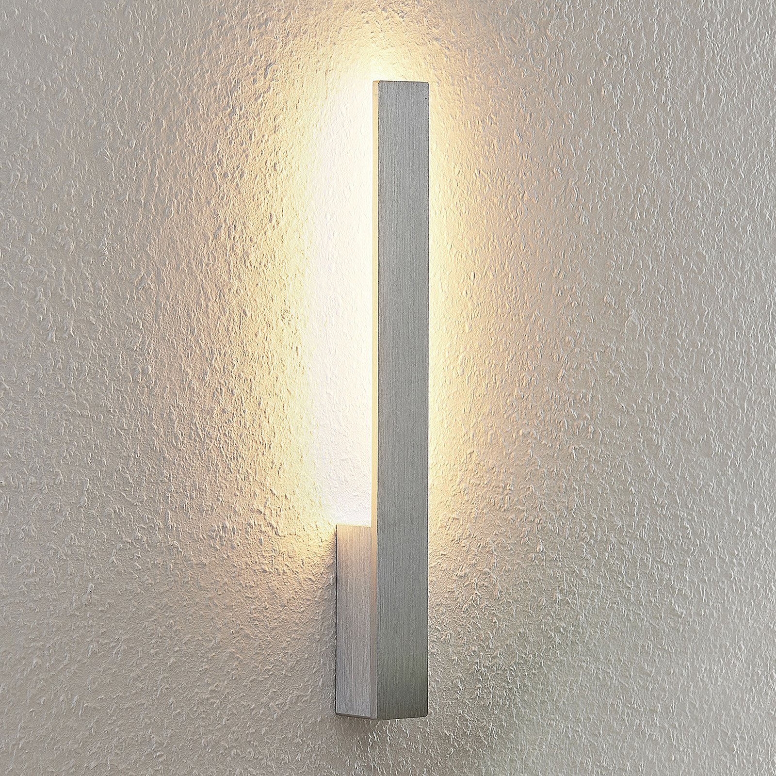 Arcchio Thiago LED wall light brushed aluminium