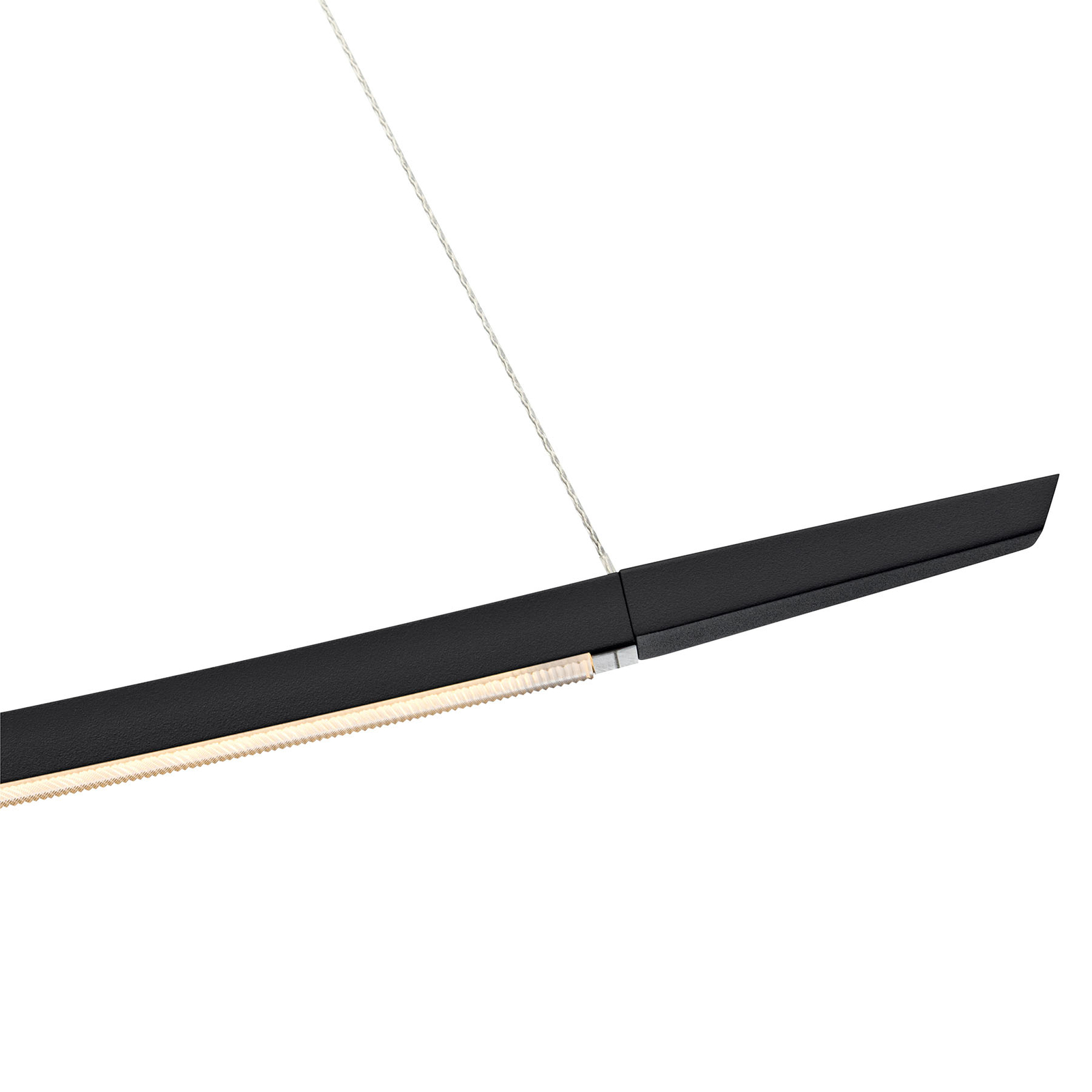 OLIGO Lisgo LED hanglamp, mat zwart