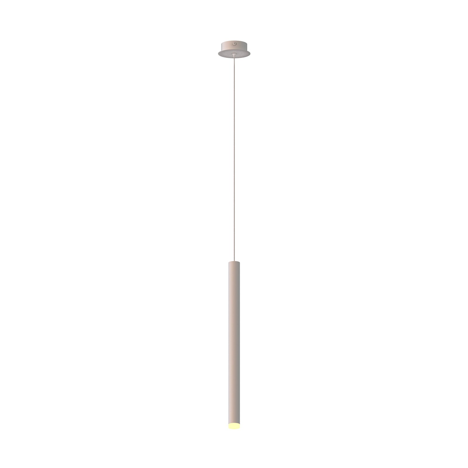 Lampada a sospensione Cala LED, alluminio, bianco