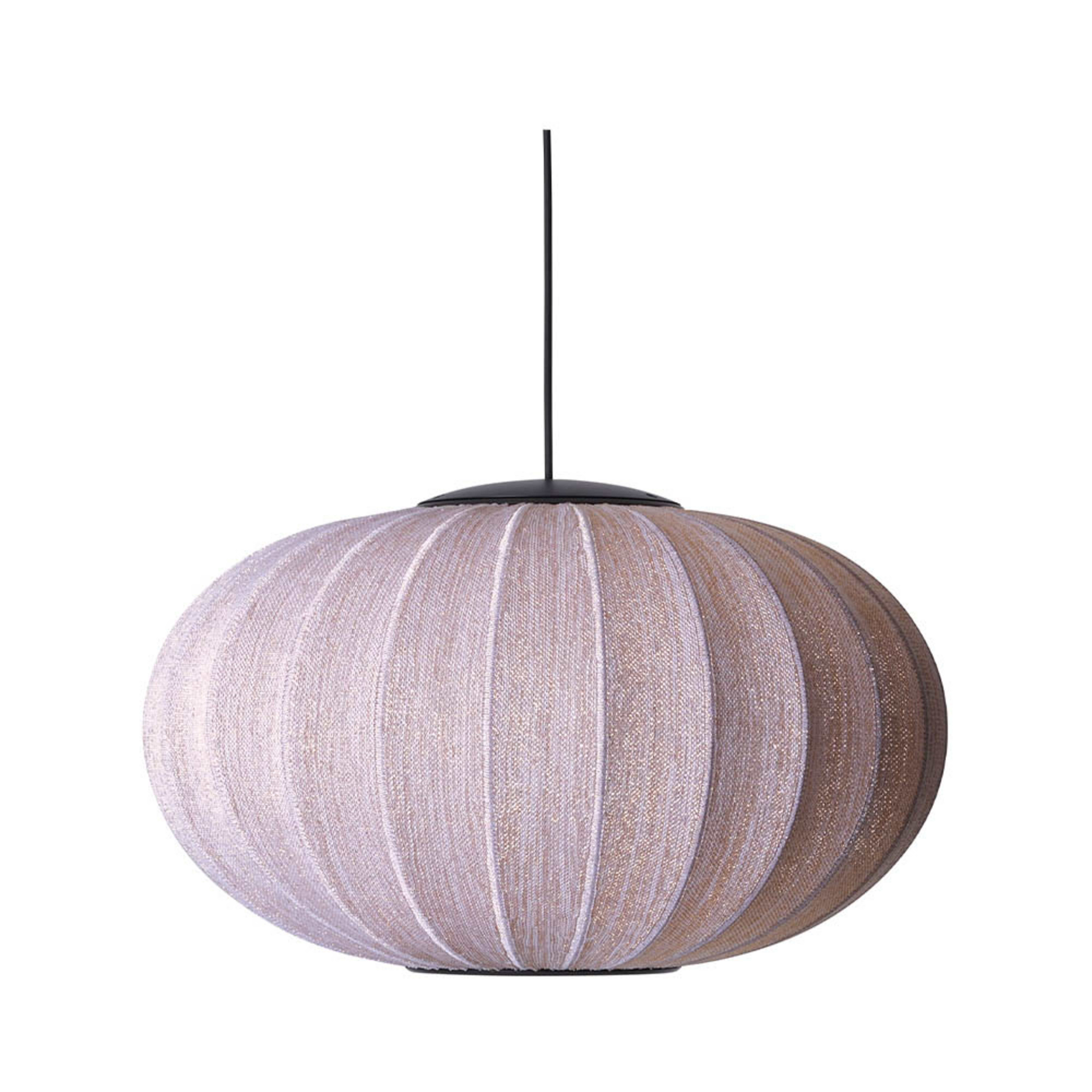 Knit-Wit 57 Oval LED Lustră Pendul Anniversary Glitter Gold - Made By Hand