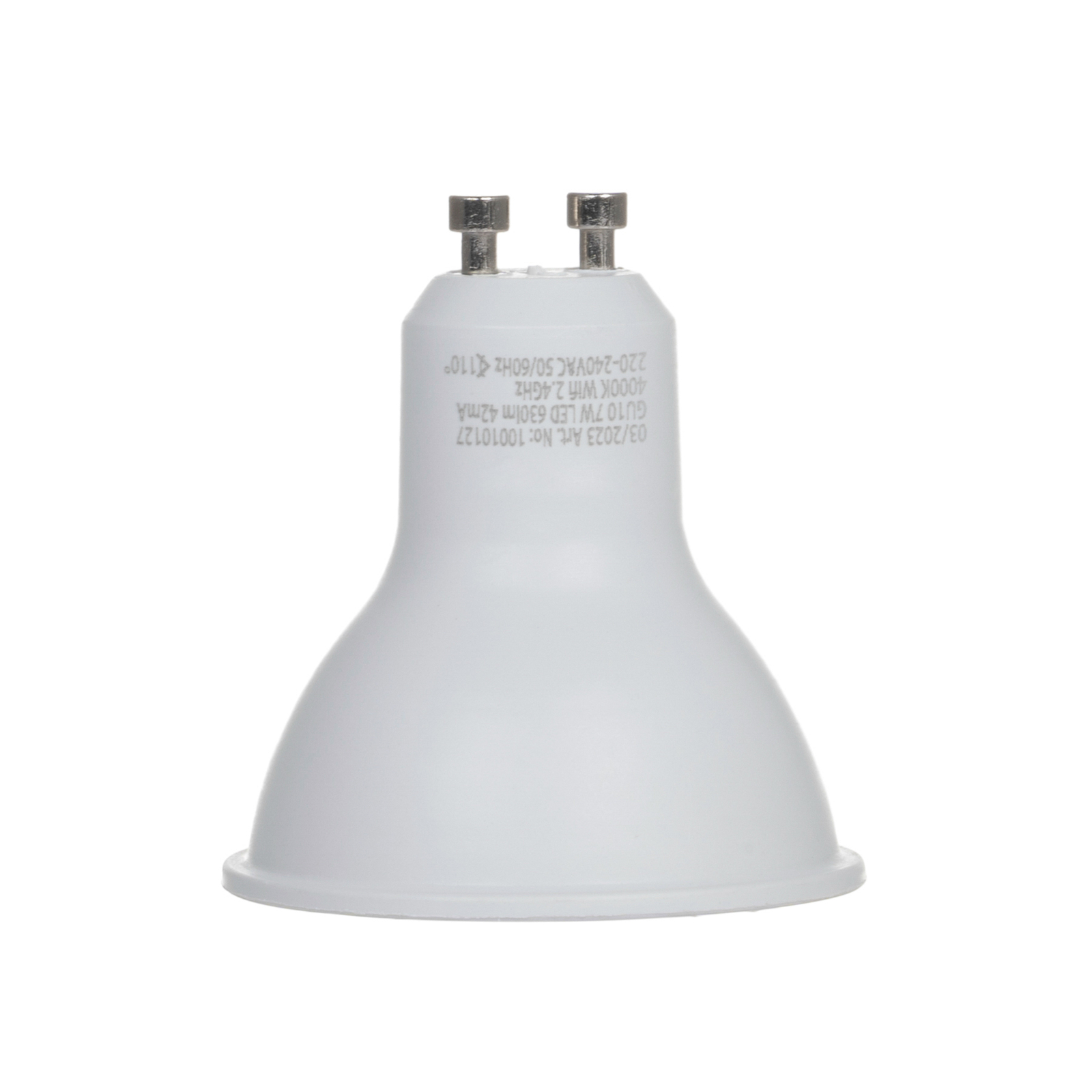 LUUMR Slimme LED reflectorlamp GU10 840 kunststof 7W Tuya WLAN opaal