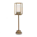 Path light Cubic³ 3370 antique brass, height 70 cm