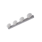 Myrra LED Vegglampe IP44 Krom/Hvit - Lucande
