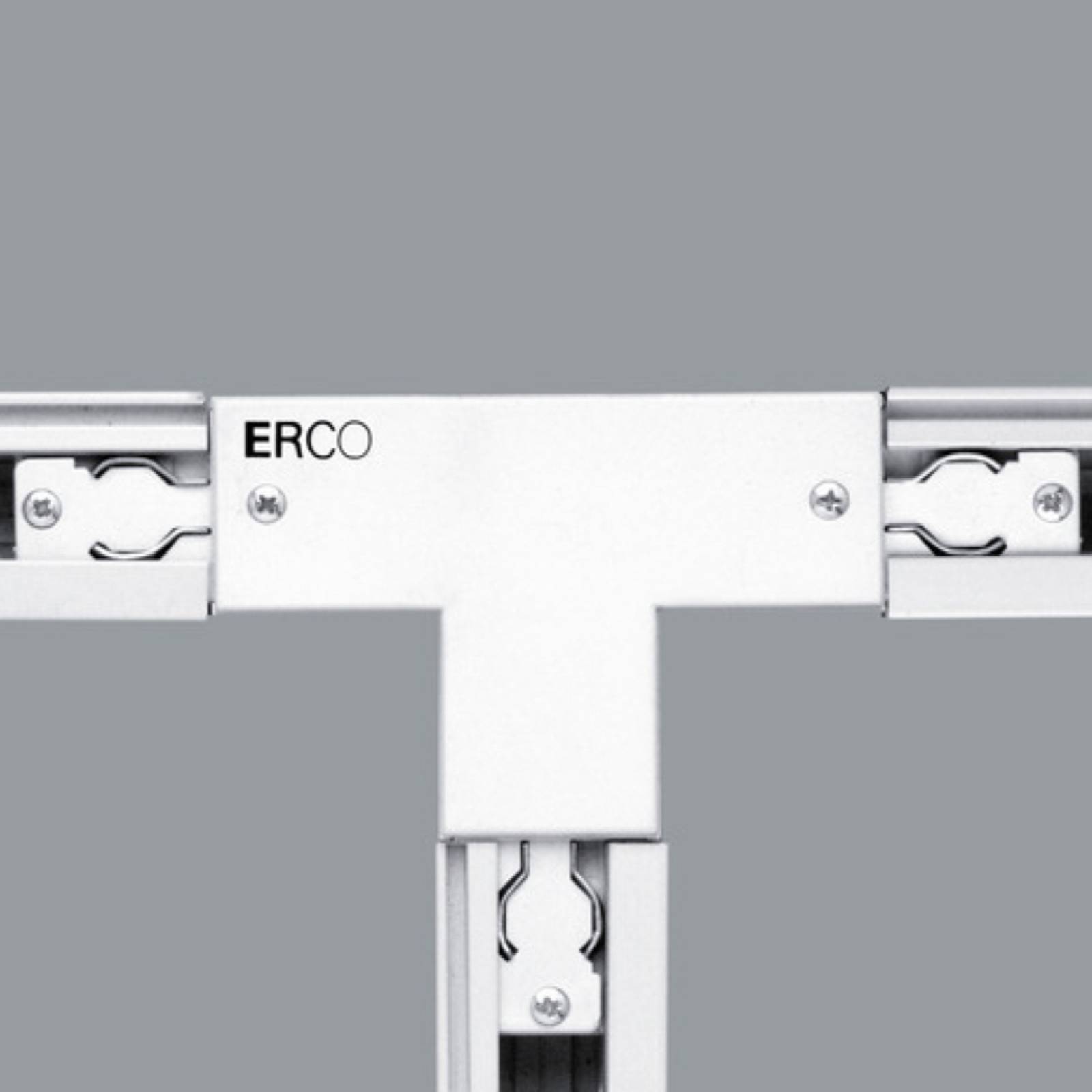 Image of ERCO raccord T triphasé terre à gauche, blanc 