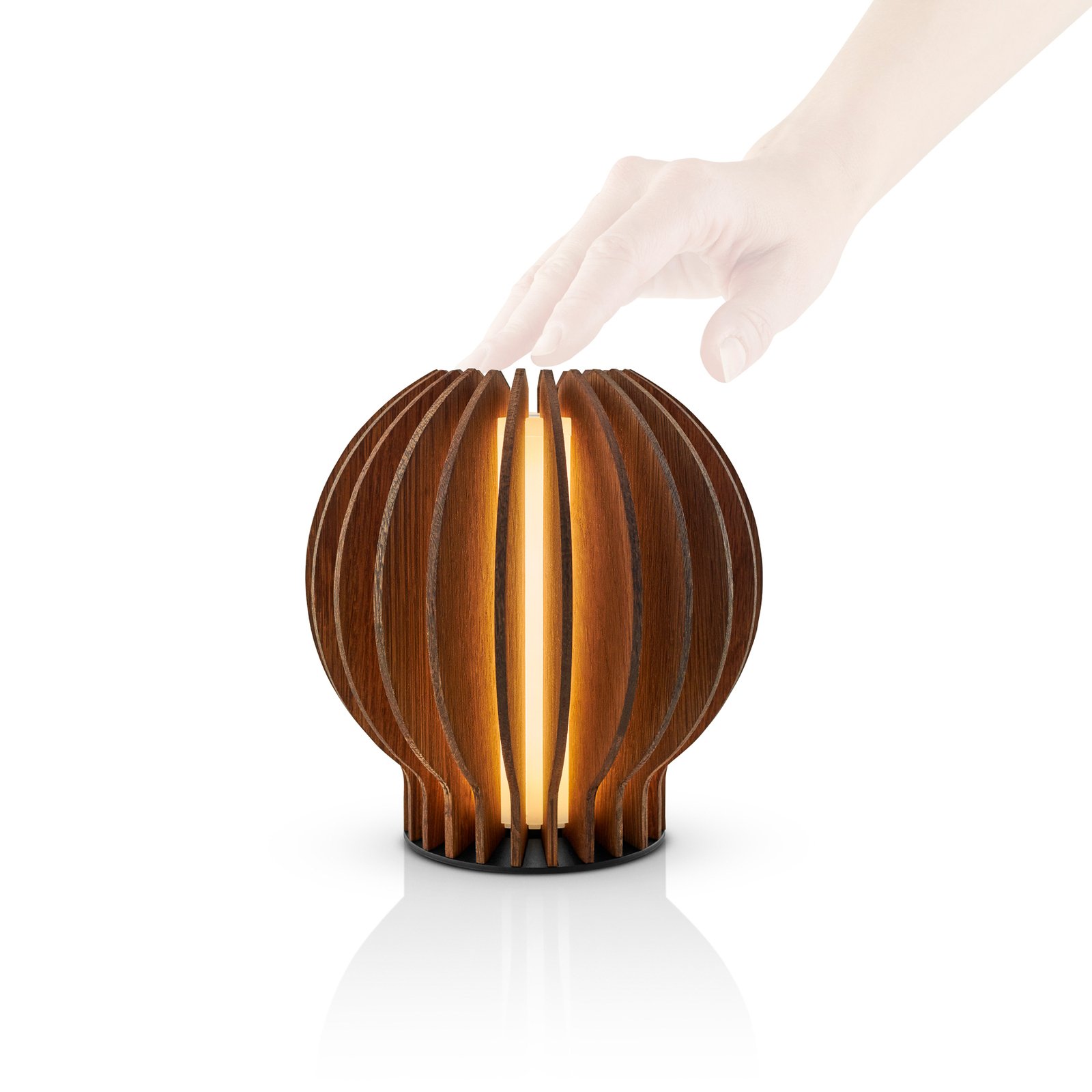 Radiant Round Portable Tischleuchte Smoked Oak - Eva Solo