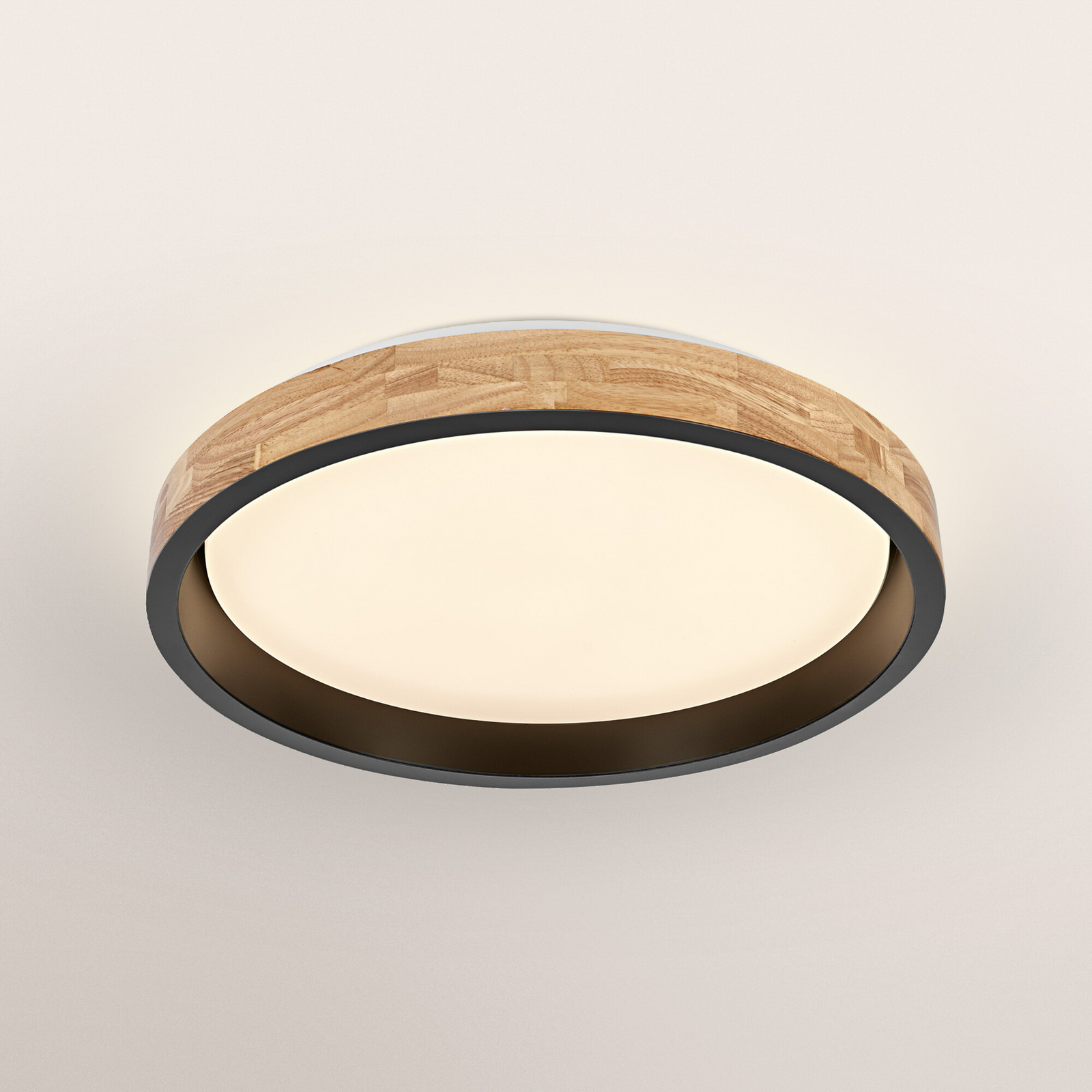 Φωτιστικό οροφής LED OSRAM ORBIS MARIANO ξύλο/μαύρο Ø 51 cm με ρυθμιστή έντασης Φωτιστικό οροφής LED OSRAM ORBIS MARIANO ξύλο/μαύρο Ø 51 cm με ρυθμιστή έντασης