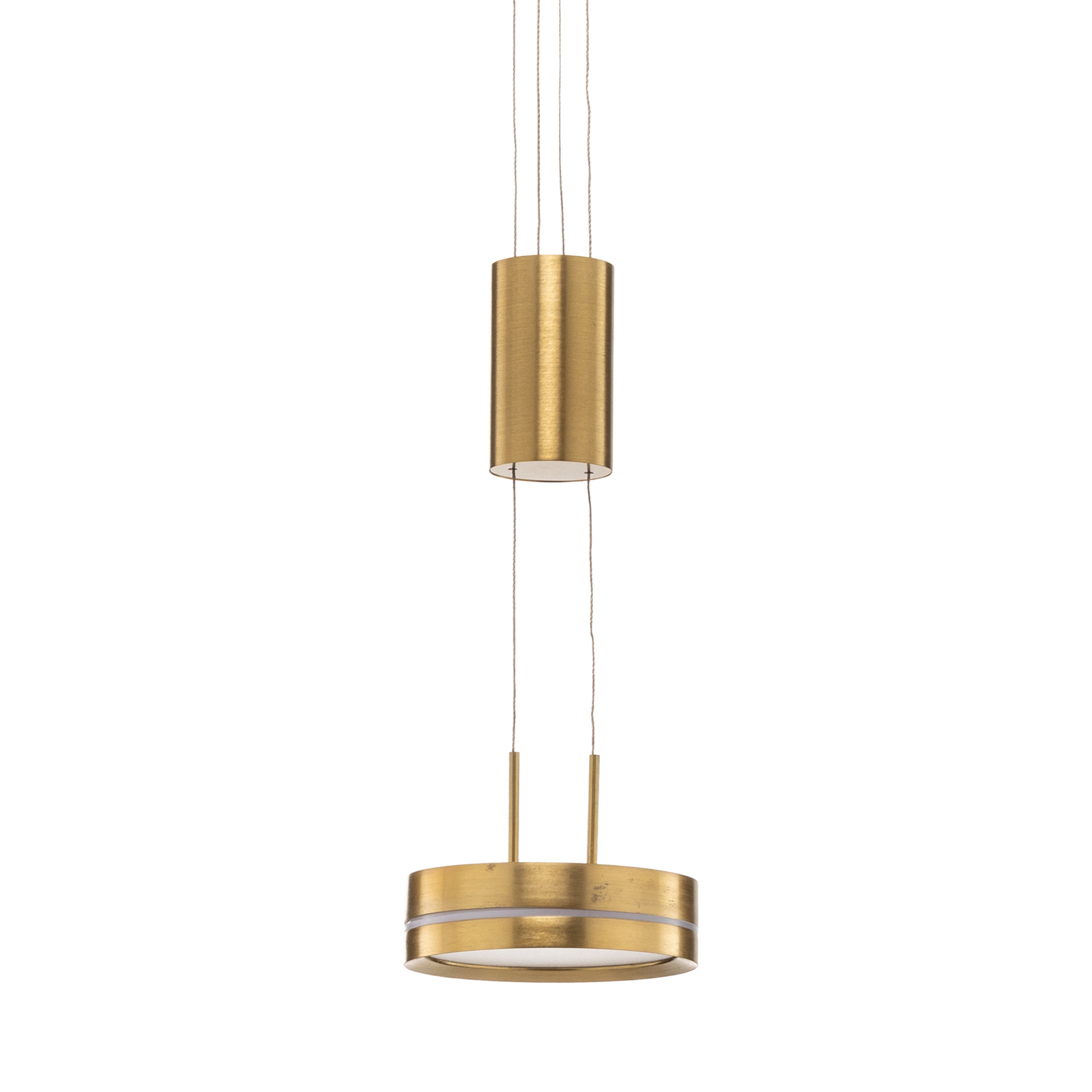 Lindby Eilika LED-Pendelleuchte, 1-fl. messing