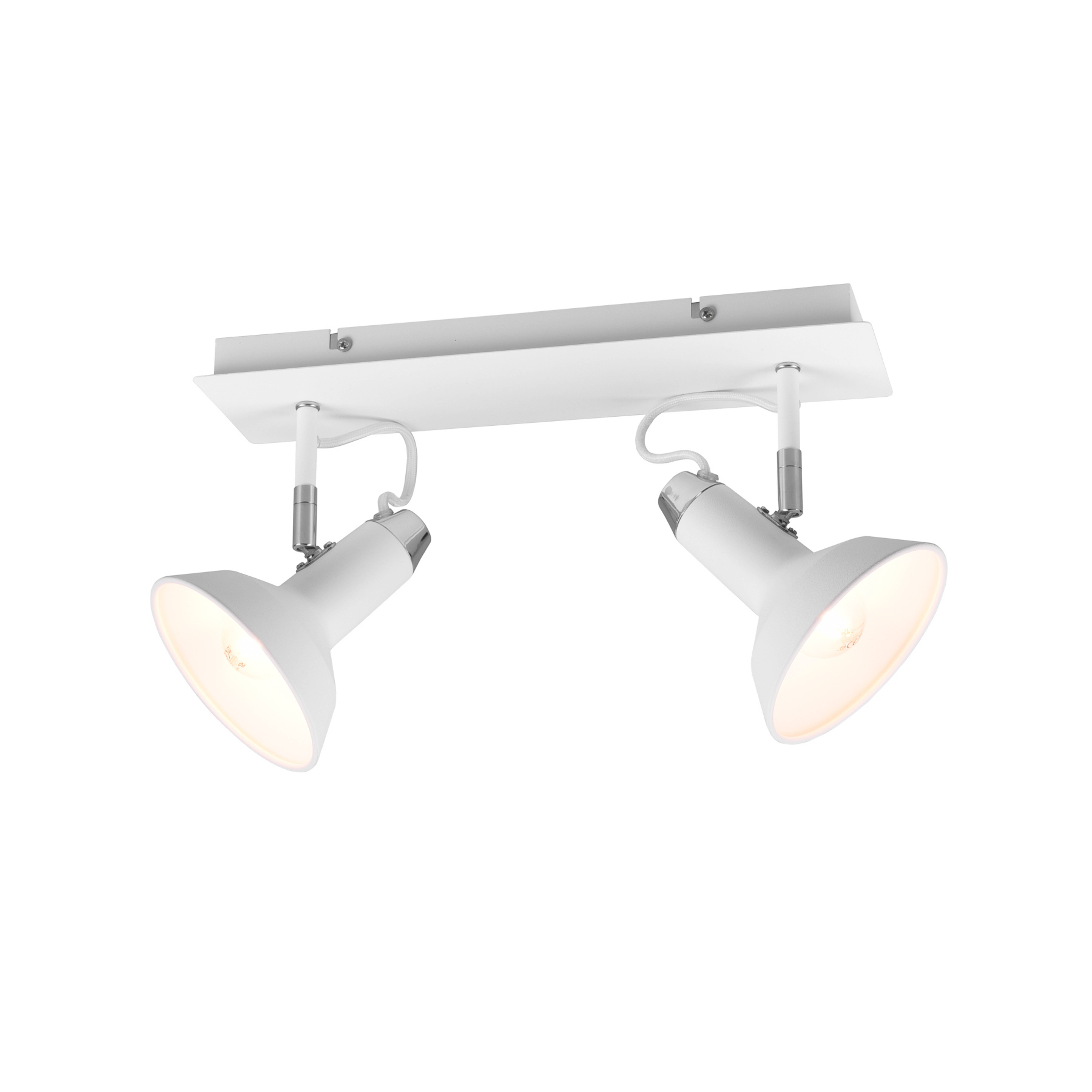 Downlight Roxie orientable 2 luces blanco mate