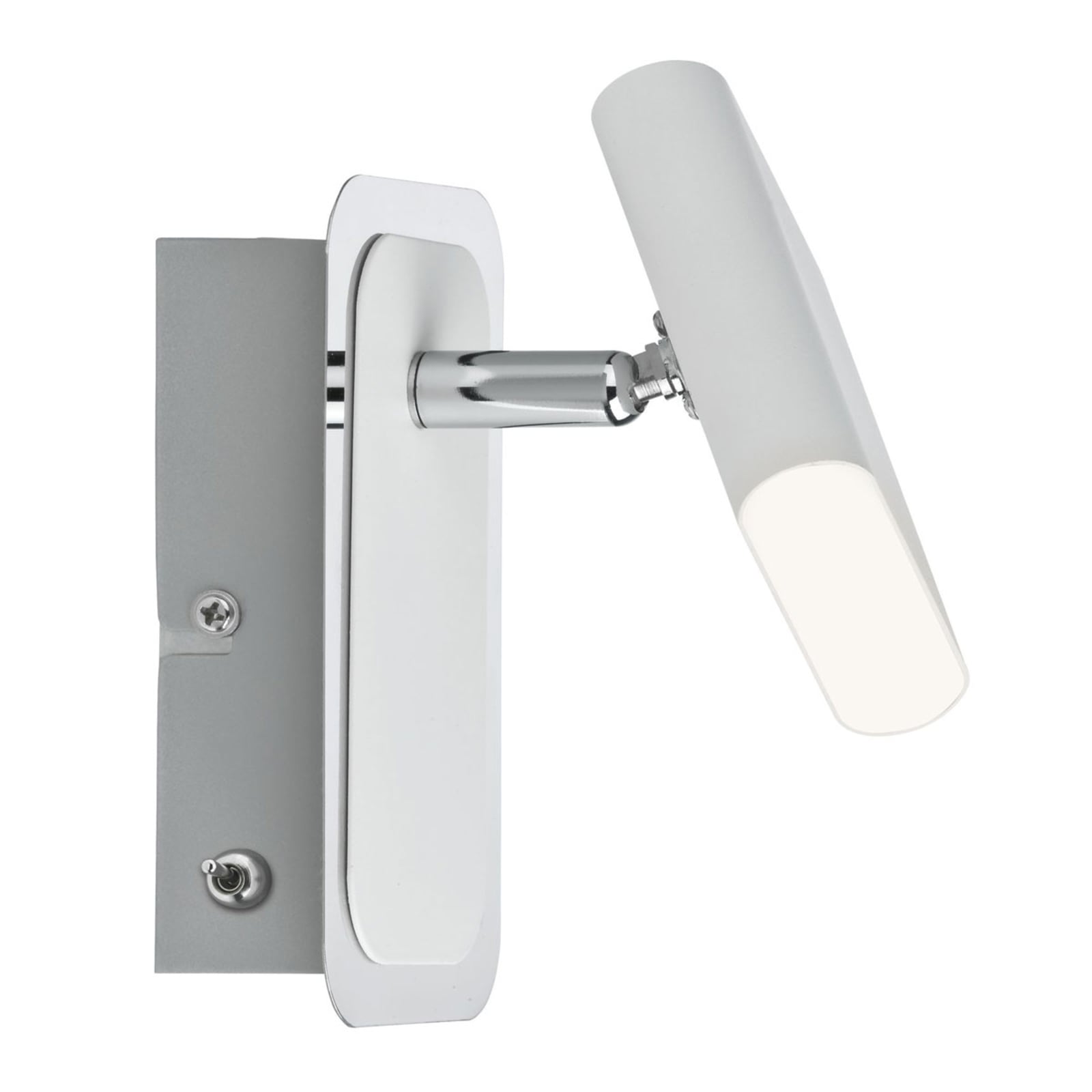 Paulmann Launcher LED wall light, 1-bulb, for Living / Dining Room, metal, 4.5 W, energy efficiency: A+, W: 8 cm, H: 14 cm