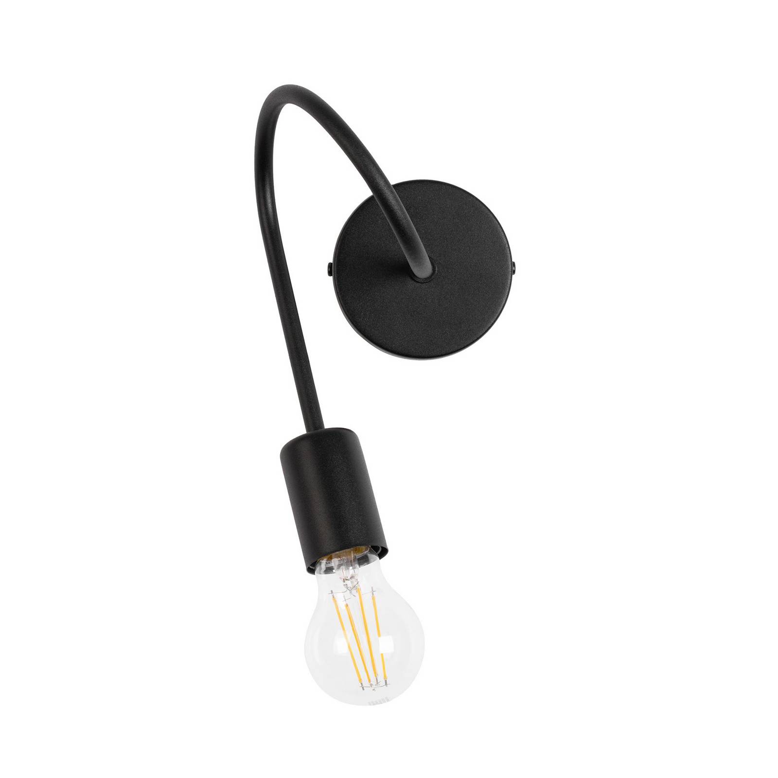 Helam Lighting - Helam oxford Wandleuchte Schwarz 25cm