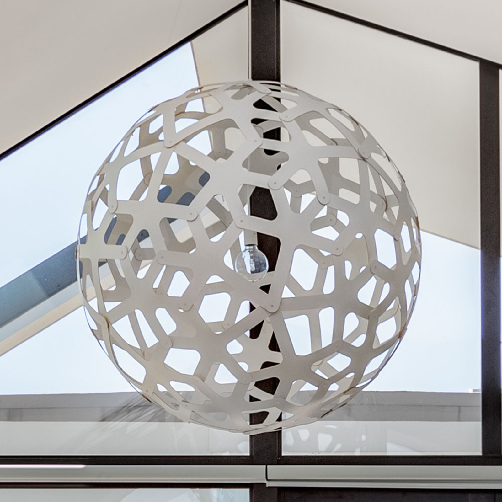 david trubridge Coral Hängelampe Ø 60cm weiß