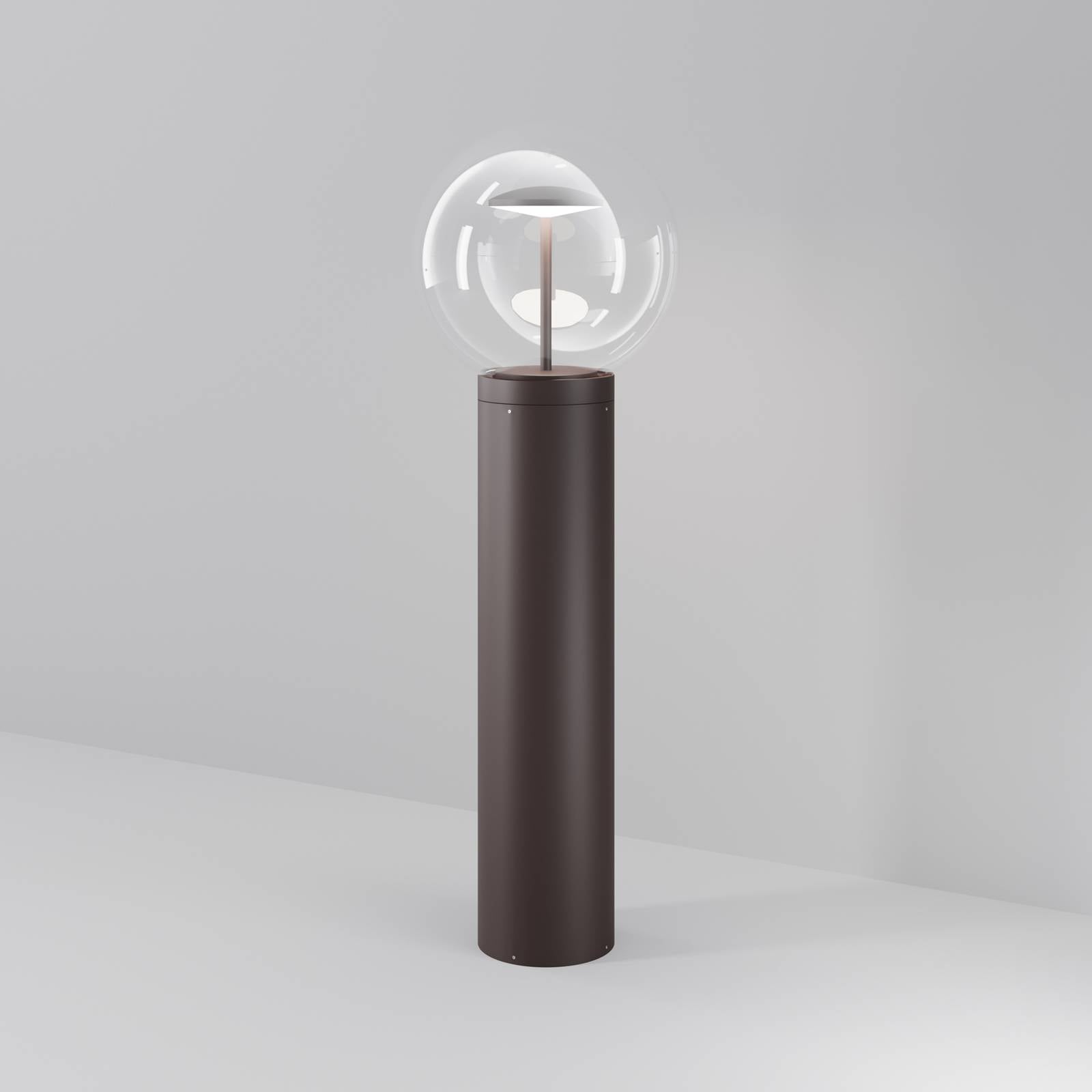 Maytoni Velora Led Path Light, Brown, Height 60 Cm, Metal/Glass, Ip65