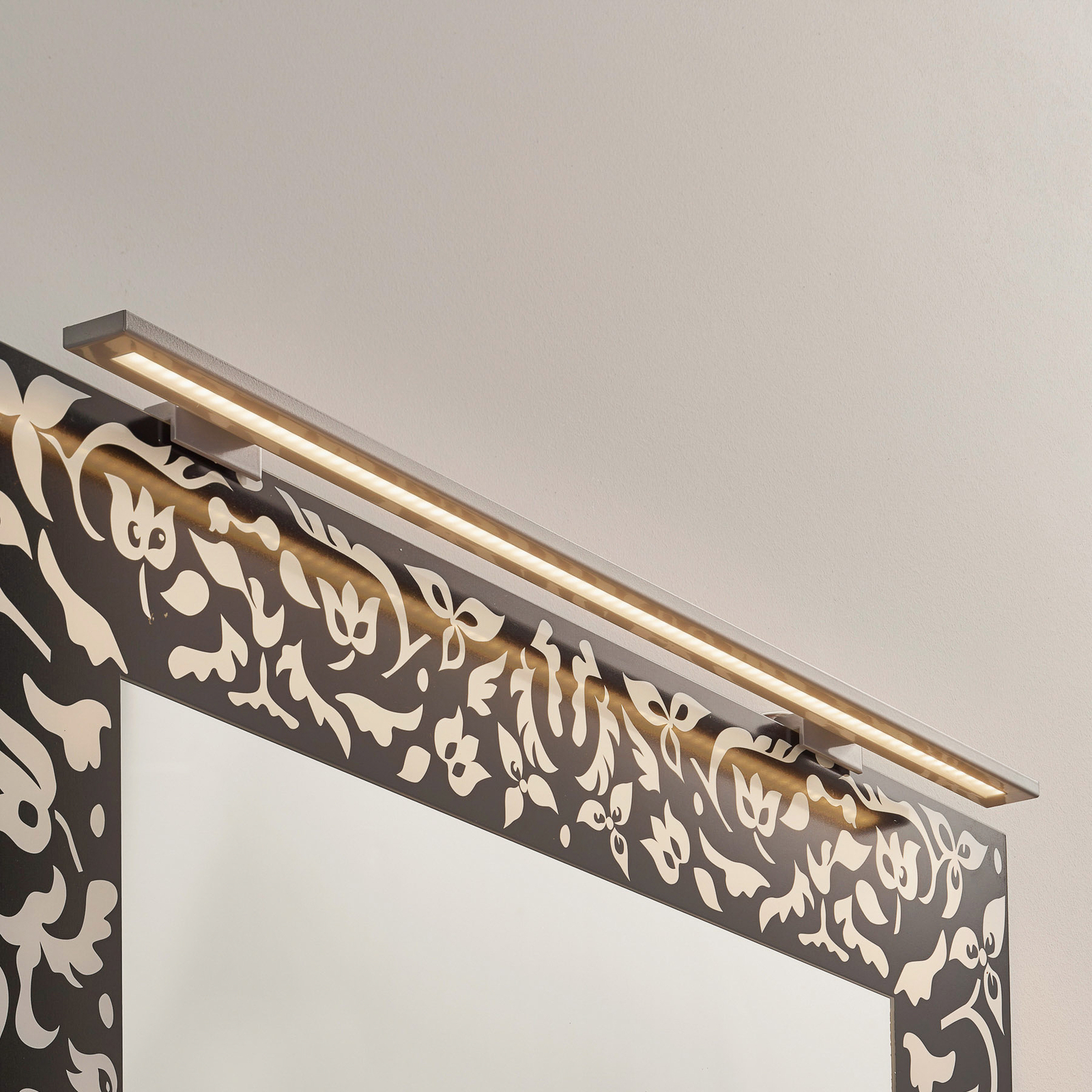 Espelho LED mirror light, bathroom, 60 cm, aluminium