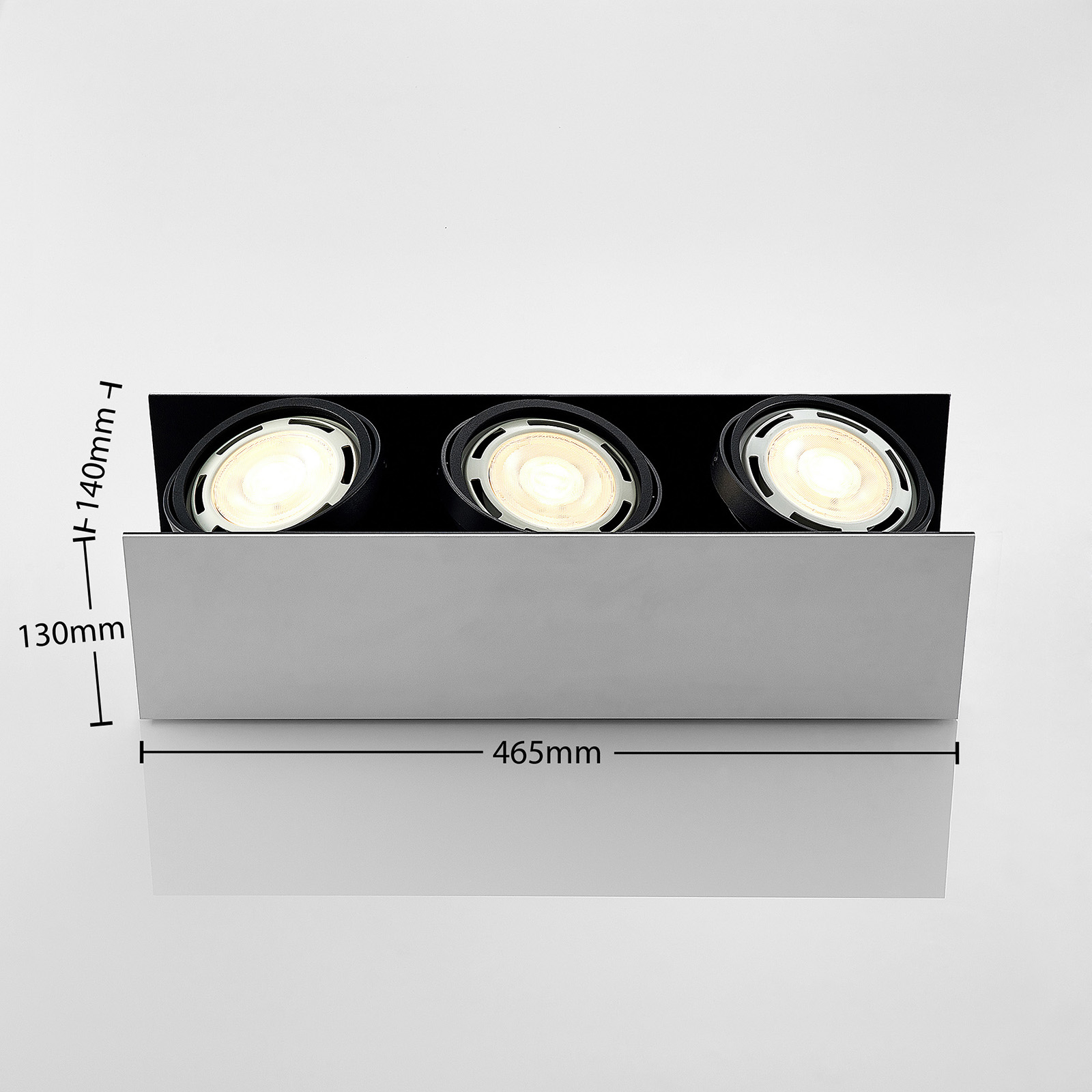 Arcchio Ocula LED stropní světlo GU10, třížár.