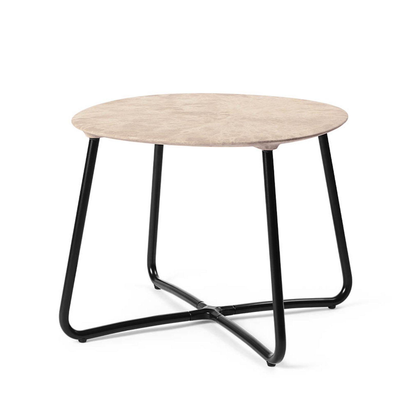 Lily Beistelltisch H350 Wood Waste Grey - Mater