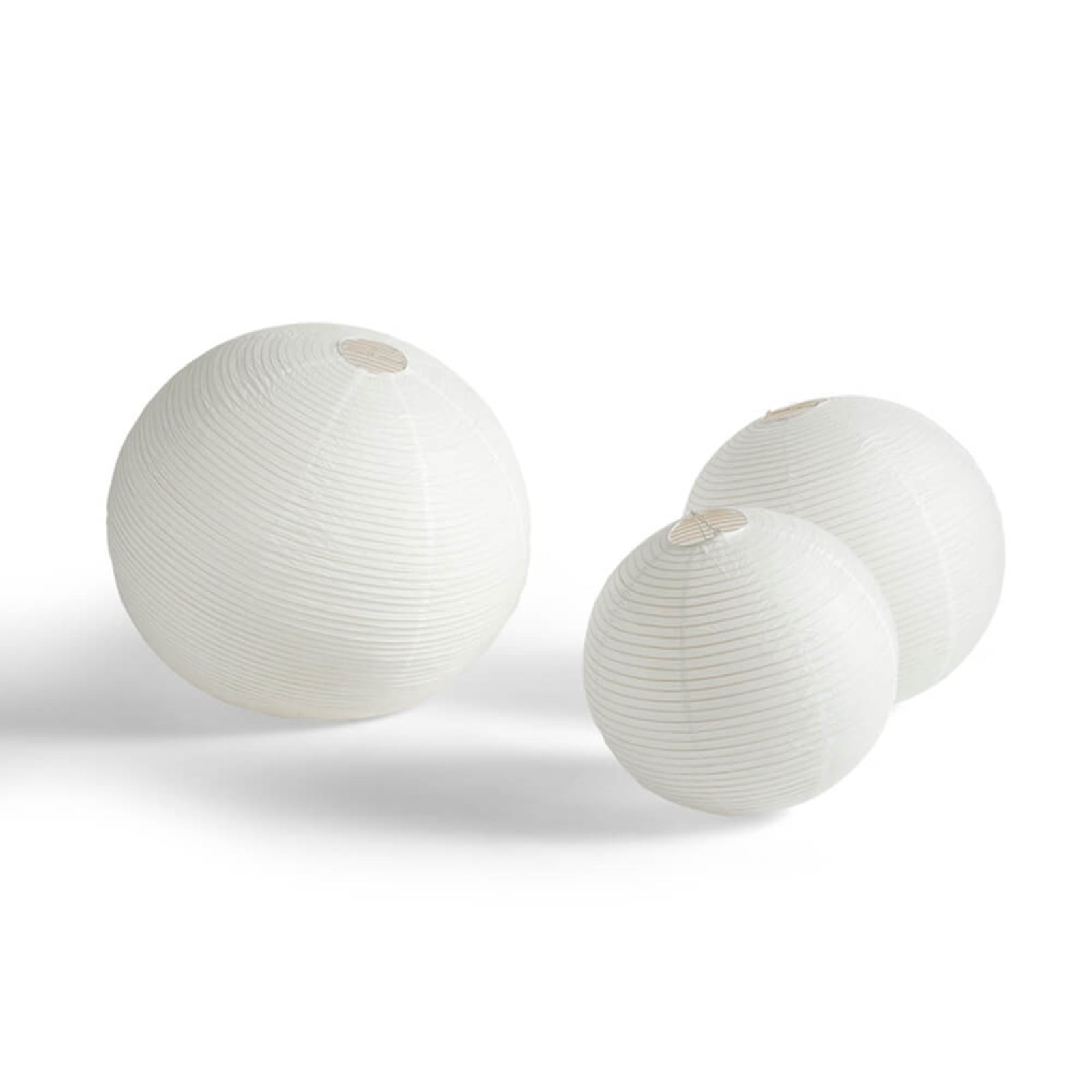 Abajur HAY, Ø50 cm, alb, hârtie/bambus