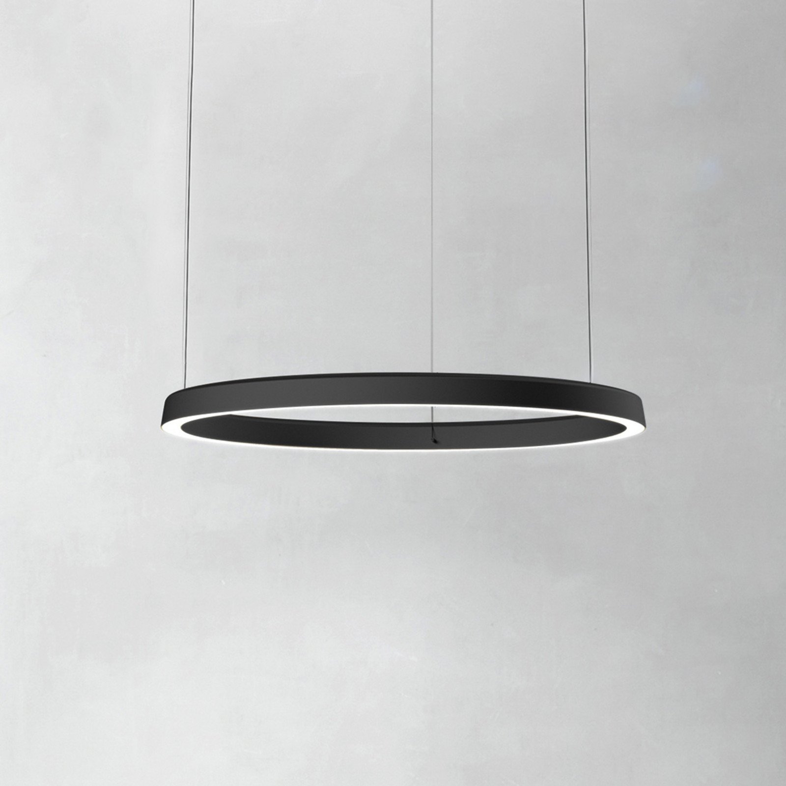 Luceplan Compendium Circle 72cm negru