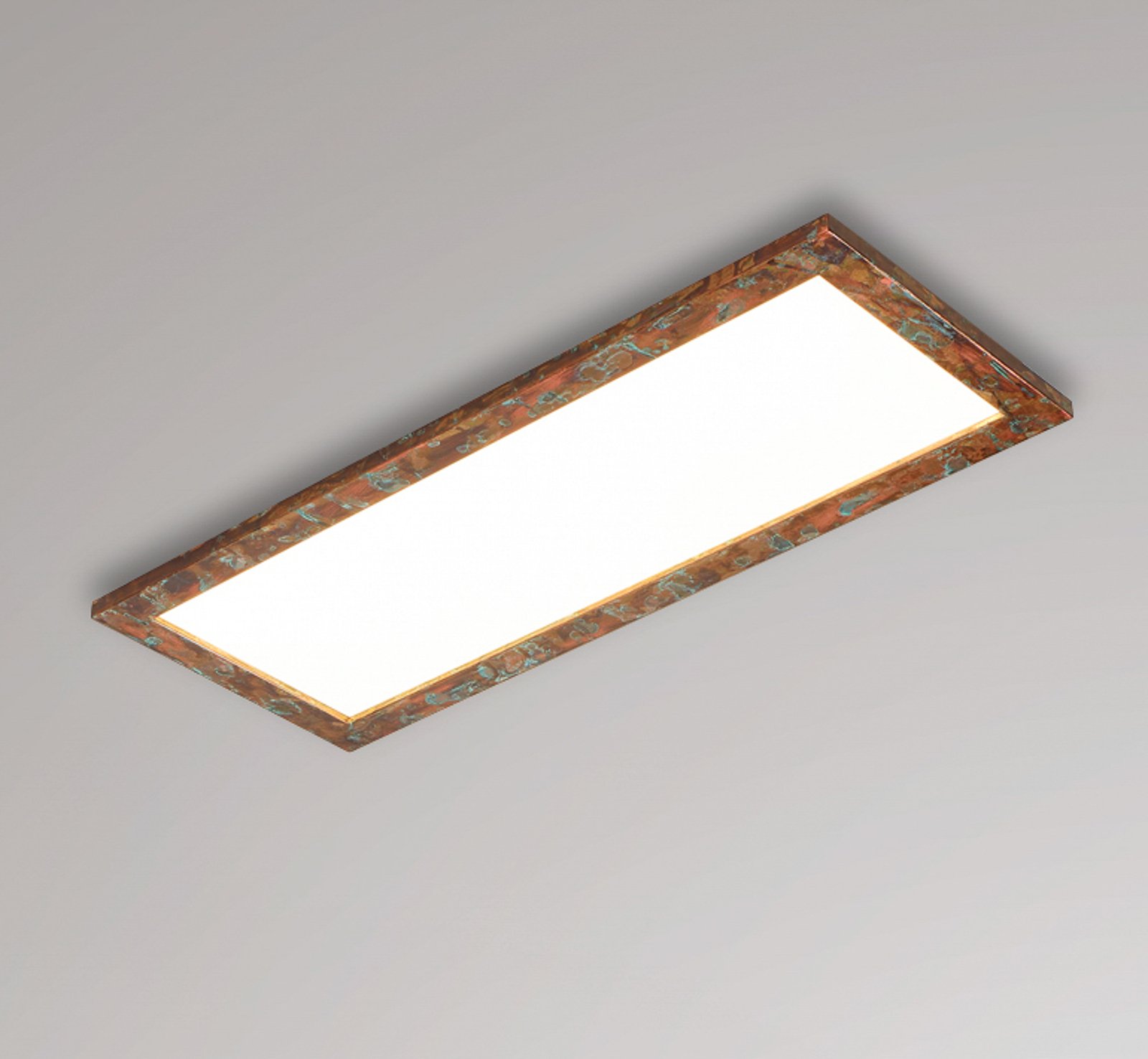 Quitani Panneau LED Aurinor, cuivre, 86 cm