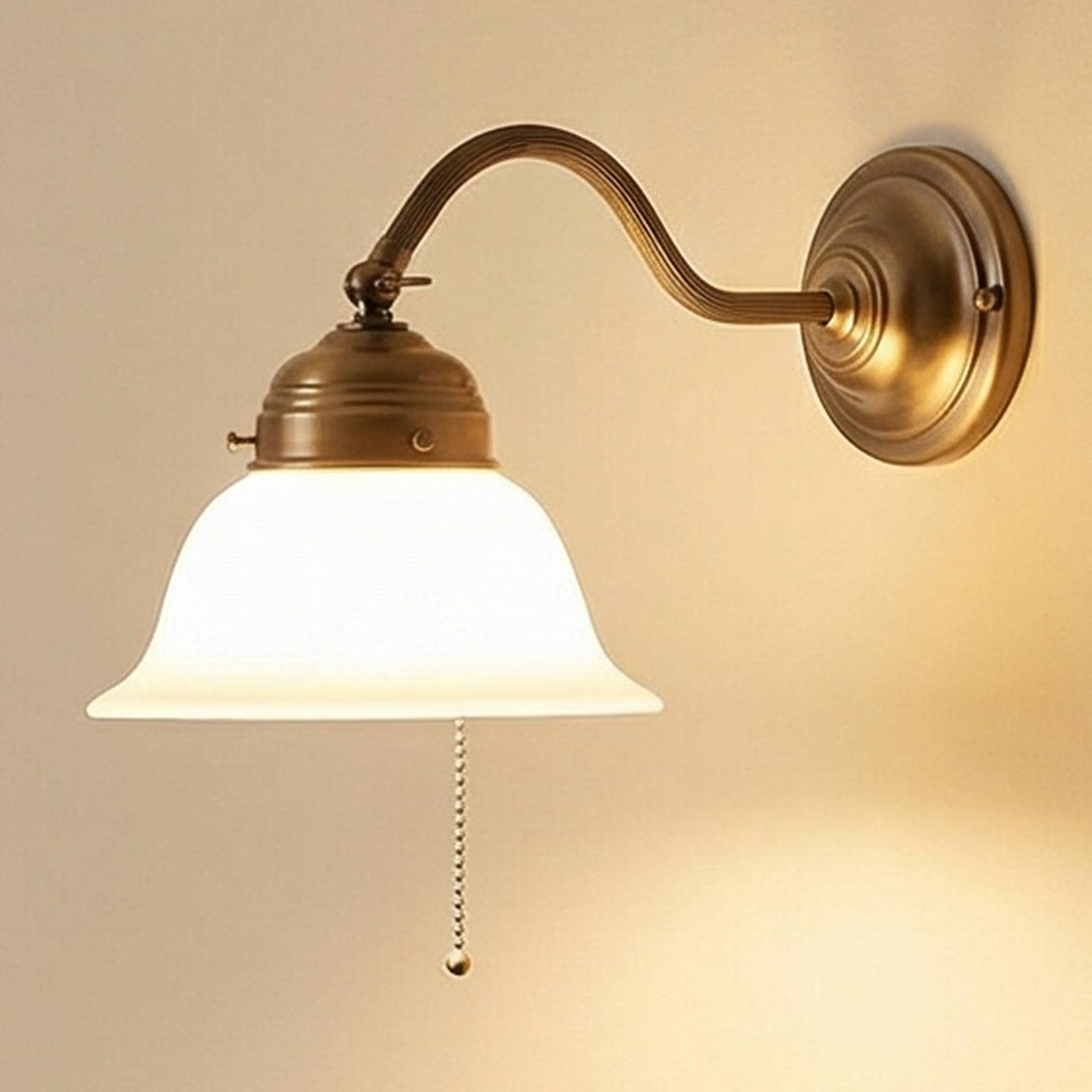 Berliner Messinglampen Applique Boris en laiton