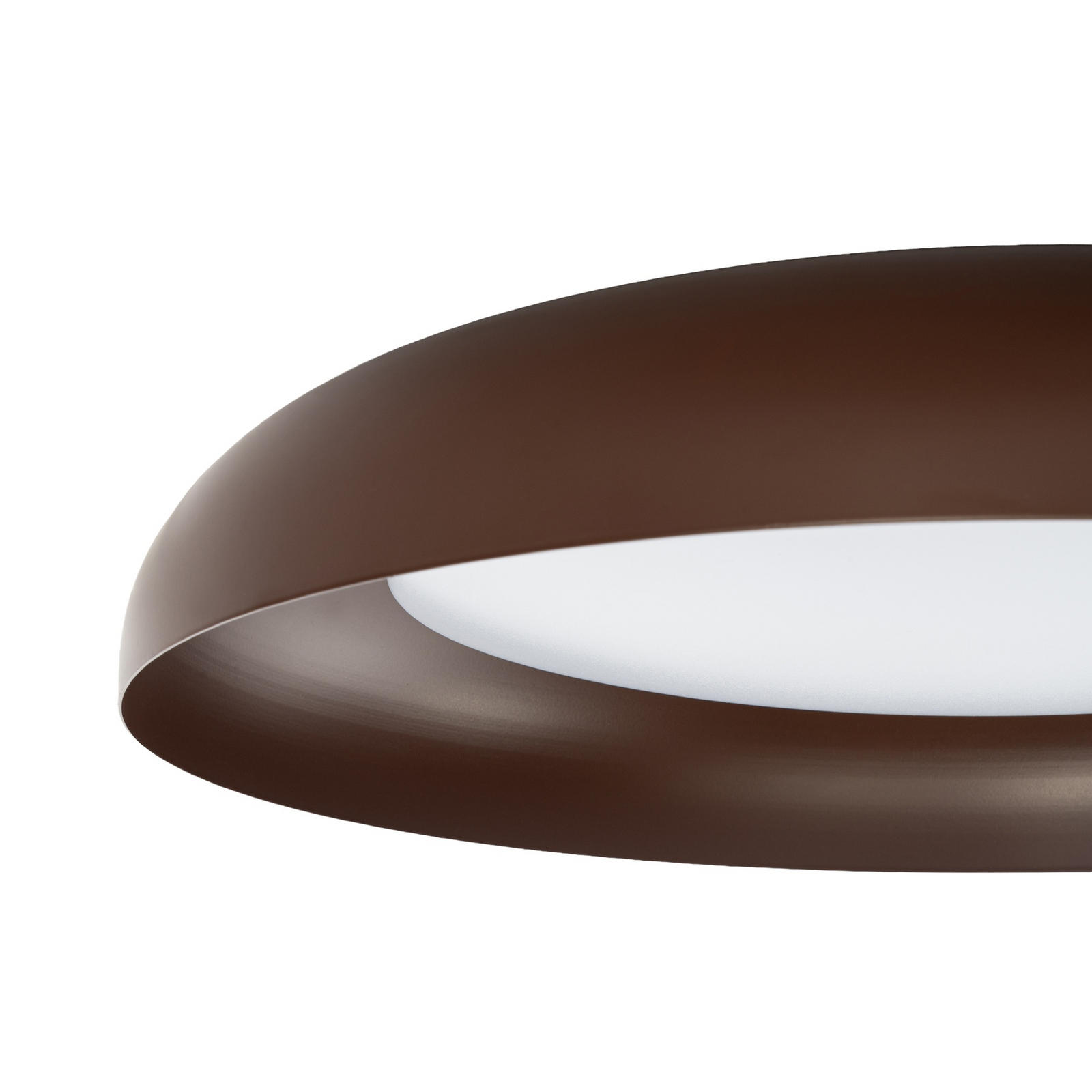 Florie LED-Deckenleuchte, braun, Metall, Ø 40 cm - Lindby Florie LED-Deckenleuchte, braun, Metall, Ø 40 cm - Lindby