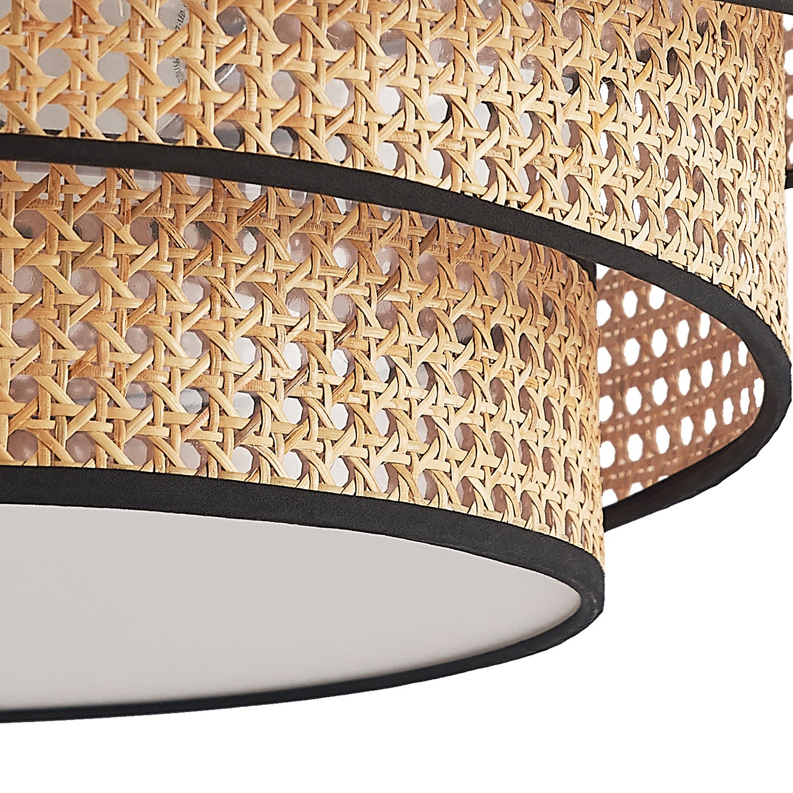 Elowen Plafondlamp Rattan - Lucande